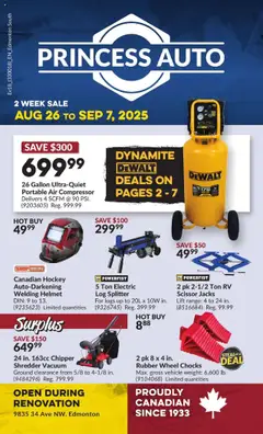 Preview of Princess Auto - 2 Week Sale! from shop Princess Auto valid from 26.08.2025
