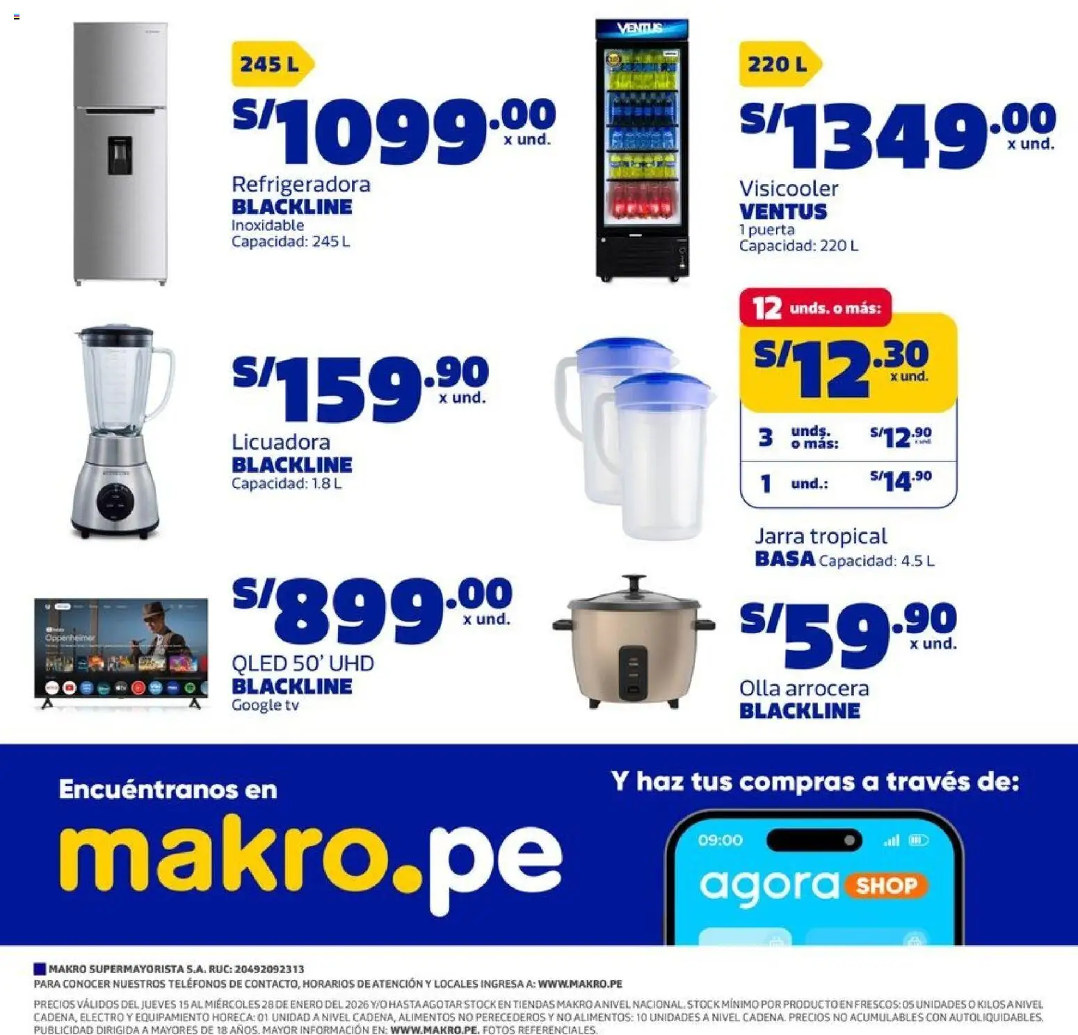 Catálogo Makro válido desde 15.01.2026 | Página: 29 | Productos: Licuadora