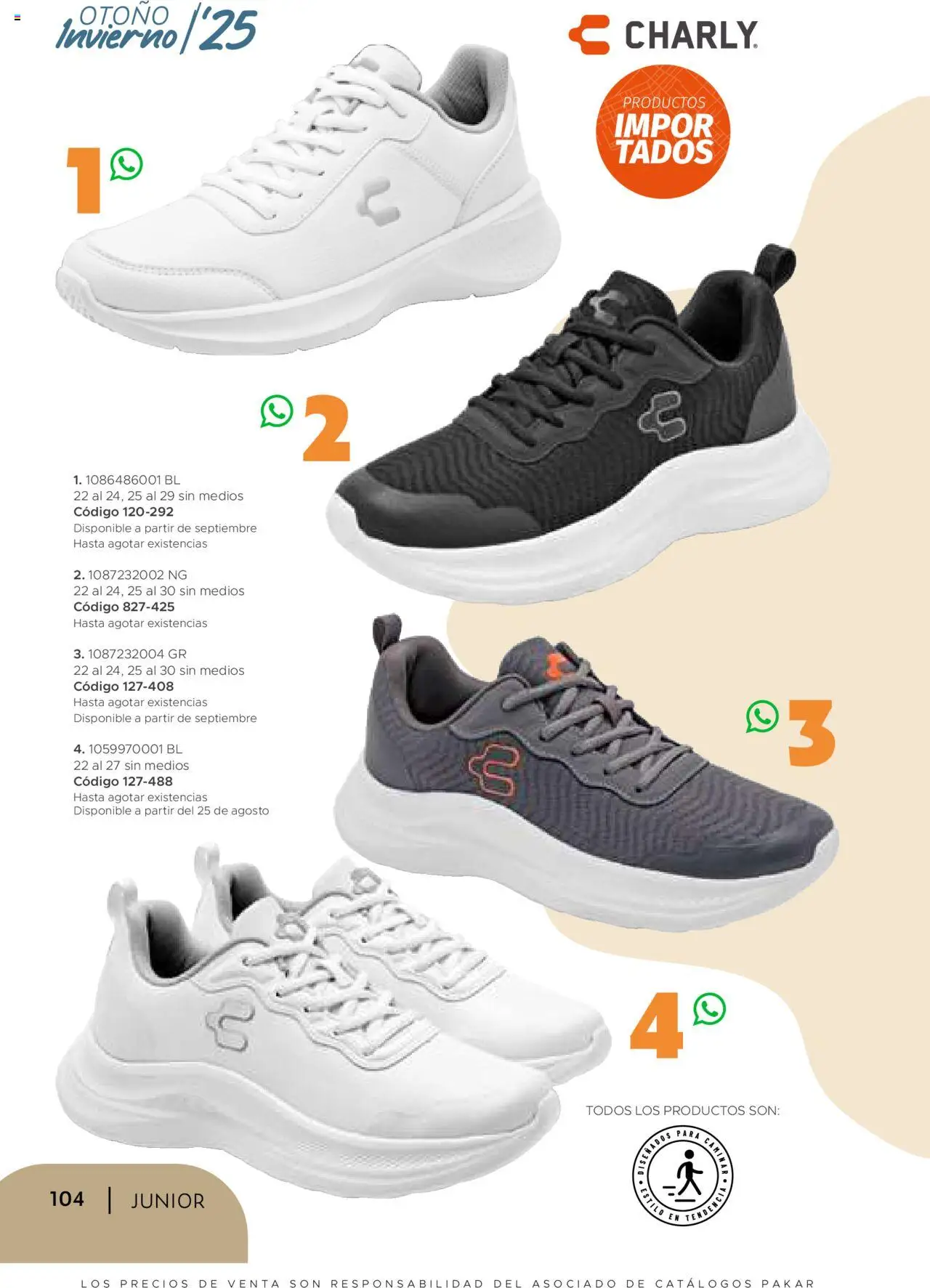 Nuevas ofertas de SC Pakar válidas en toda la República Mexicana desde el 24.07.2025. ¡Encuentra las mejores ofertas en SC Pakar - Catálogo Junior otoño / invierno! | Página: 104