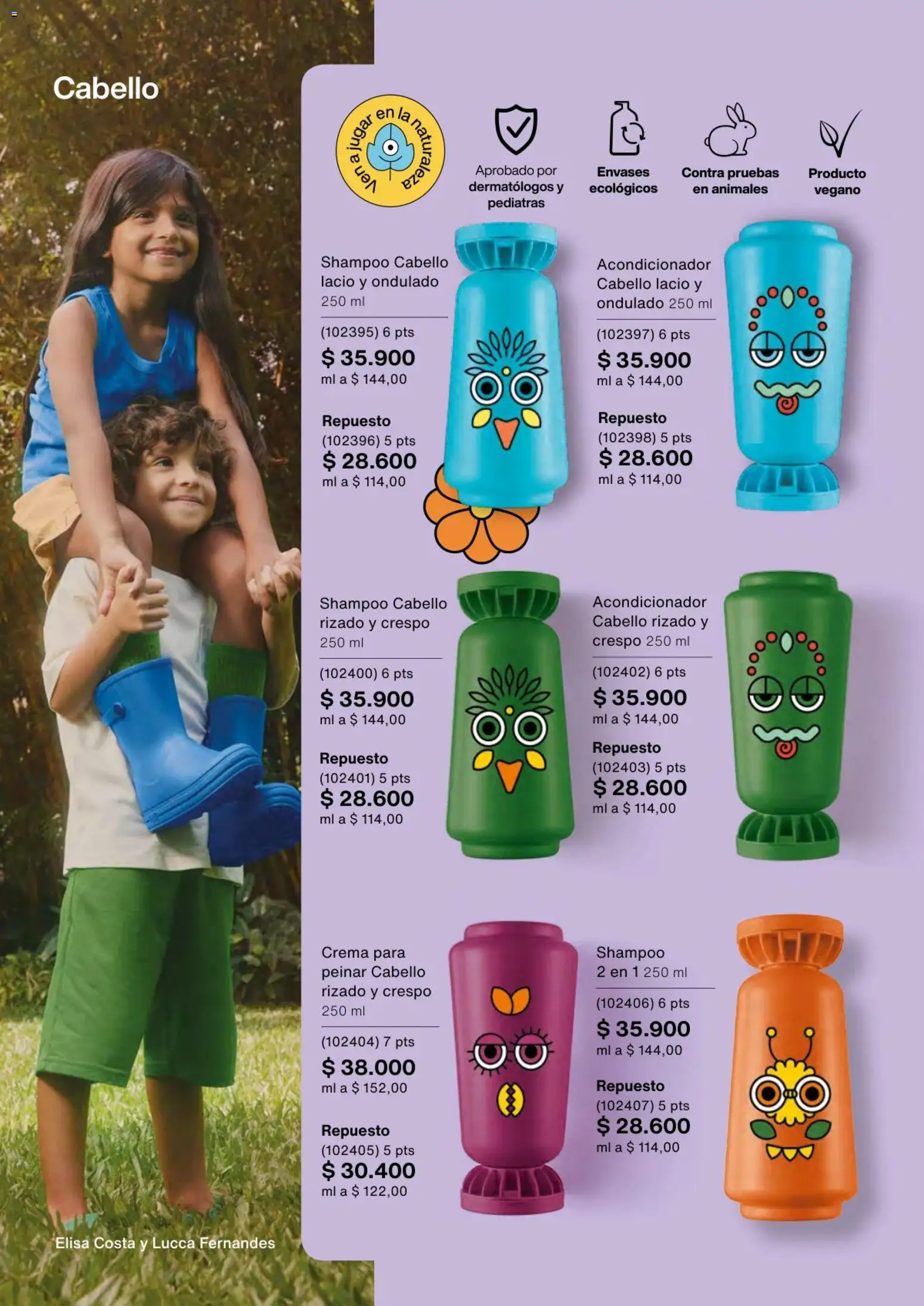 Natura revista - valida desde el 13.11.2025 | Página: 164 | Productos: Crema, Shampoo, Acondicionador