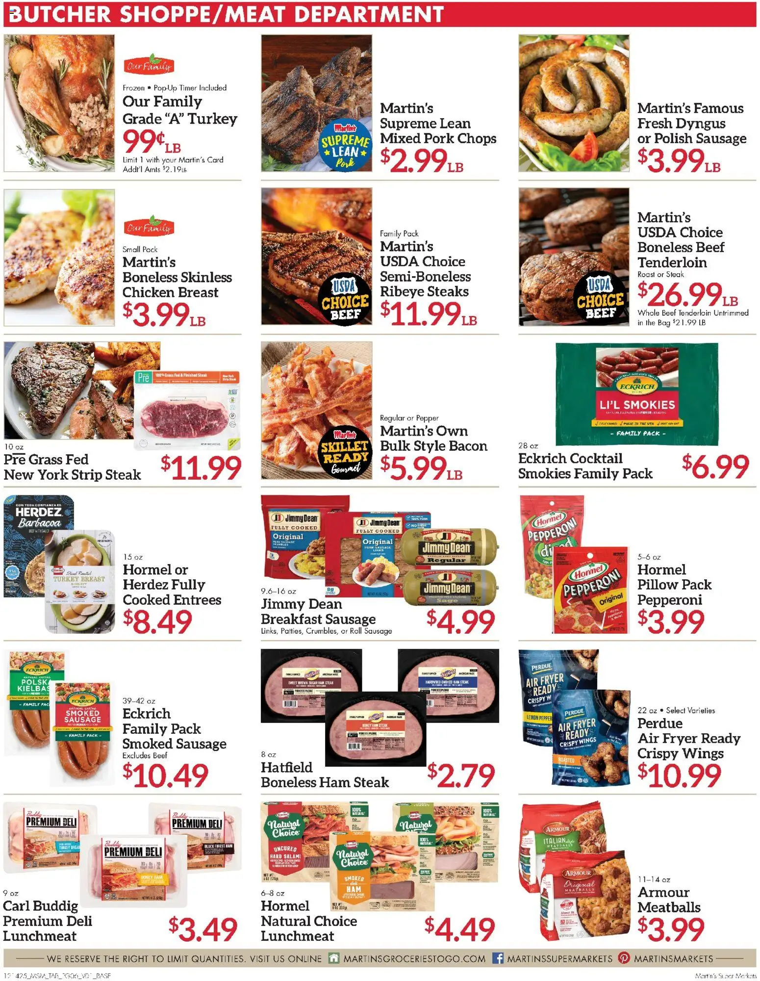 Martin’s - Next Ad - IN - valid from 14.12.2025 | Page: 6 | Products: Fryer, Salami, Ham, Bag