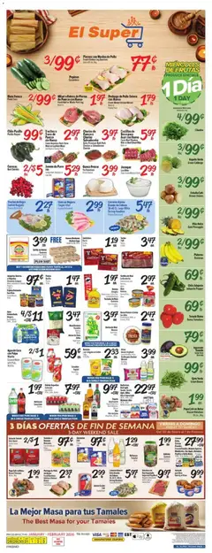 Preview of El Super weekly ads valid from 28.01.2026