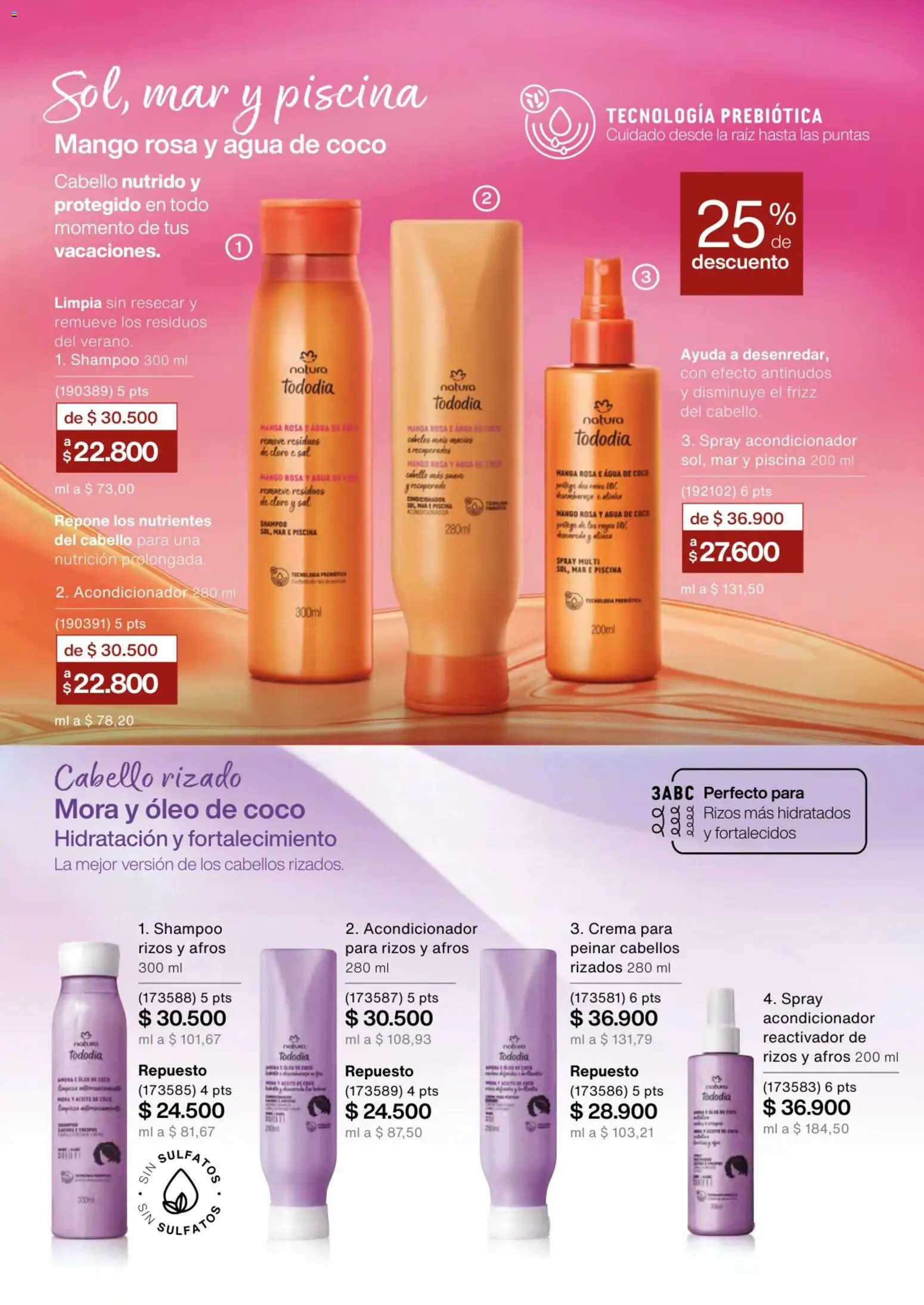 Natura revista - valida desde el 01.02.2026 | Página: 143 | Productos: Piscina, Mango, Coco, Mora