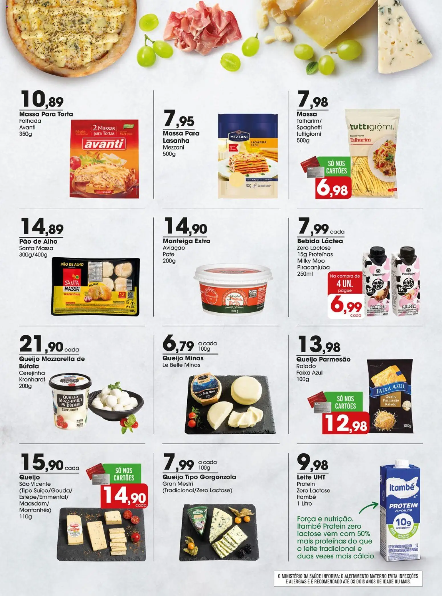 Zaffari Folheto - válido de 19.02.2026 | Página: 8 | Produtos: Alho, Talharim, Manteiga, Massa