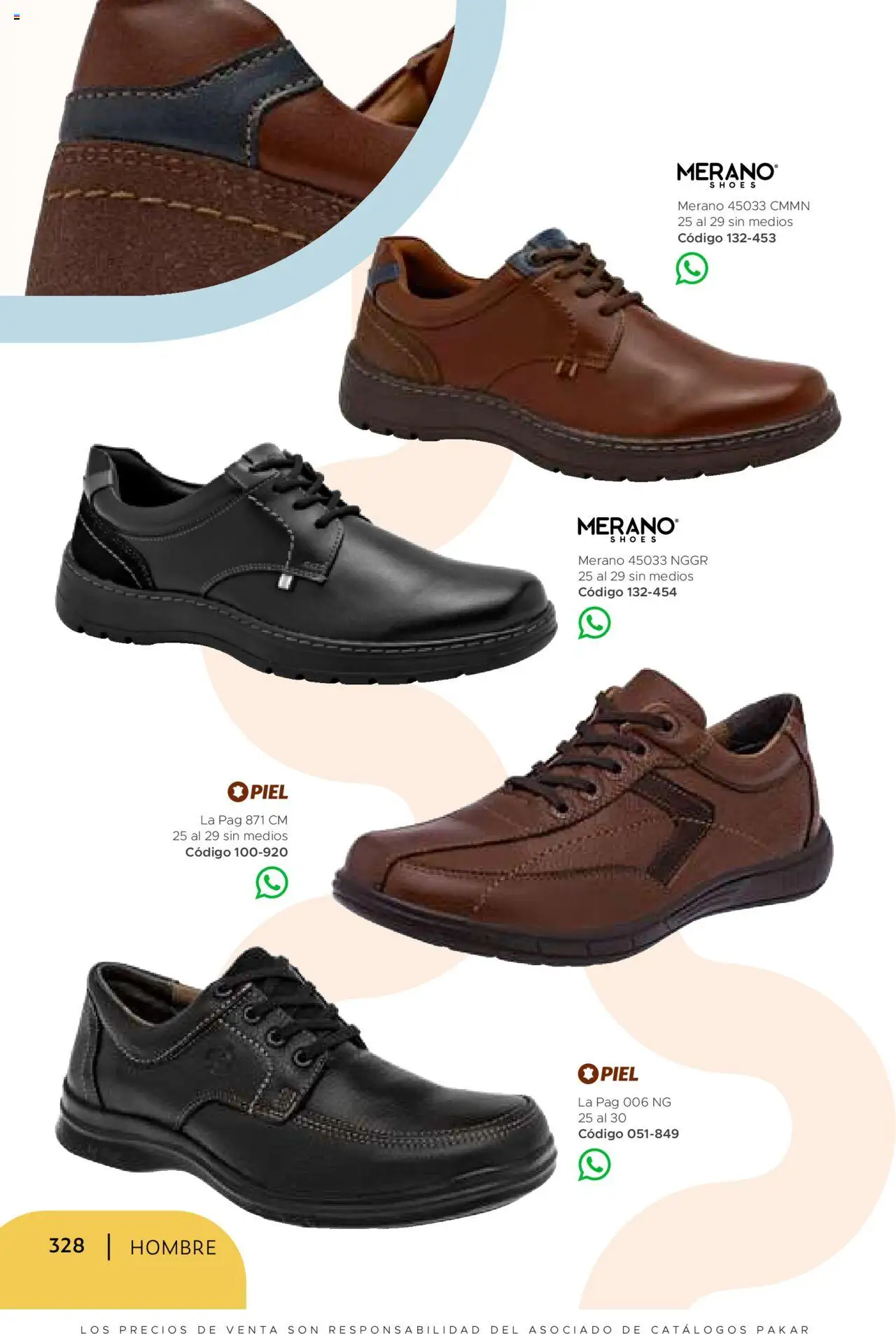 Nuevas ofertas de SC Pakar válidas en toda la República Mexicana desde el 24.07.2025. ¡Encuentra las mejores ofertas en SC Pakar - Catálogo Hombre otoño / invierno! | Página: 328