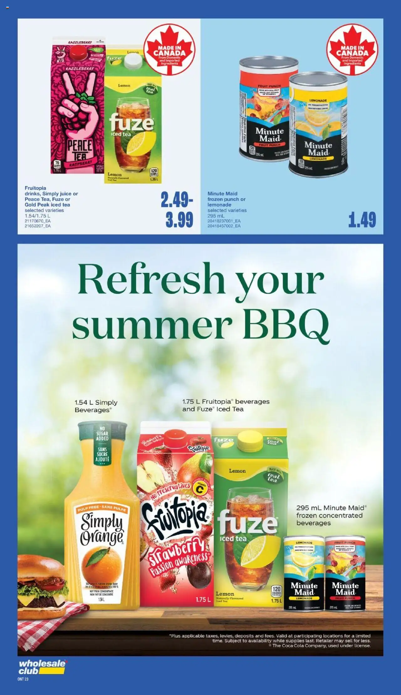 Wholesale Club flyer valid from 31.07.2025 | Page: 29 | Products: Tea, Juice