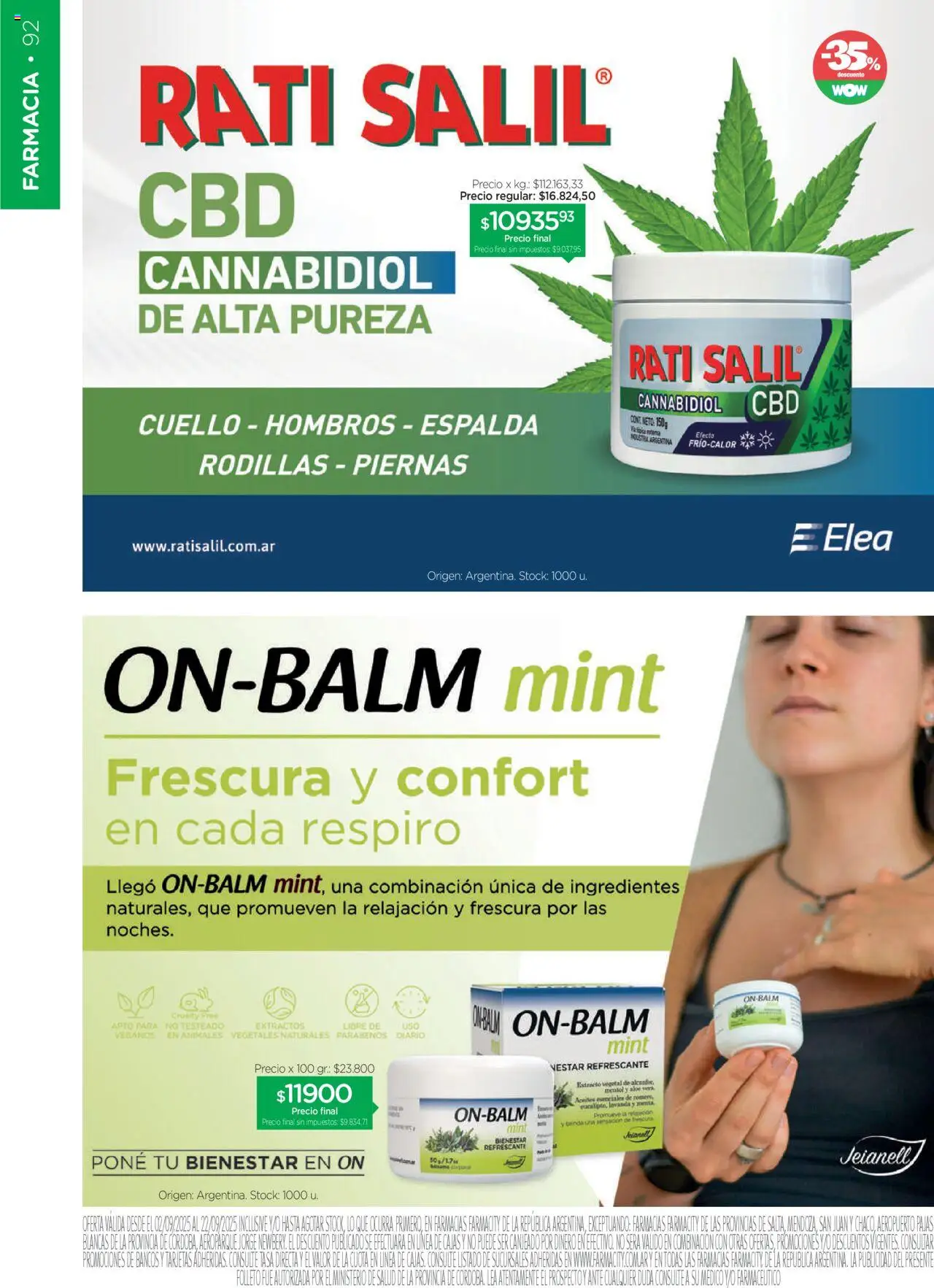 Farmacity catálogo │ válido desde el 02.09.2025 | Página: 92