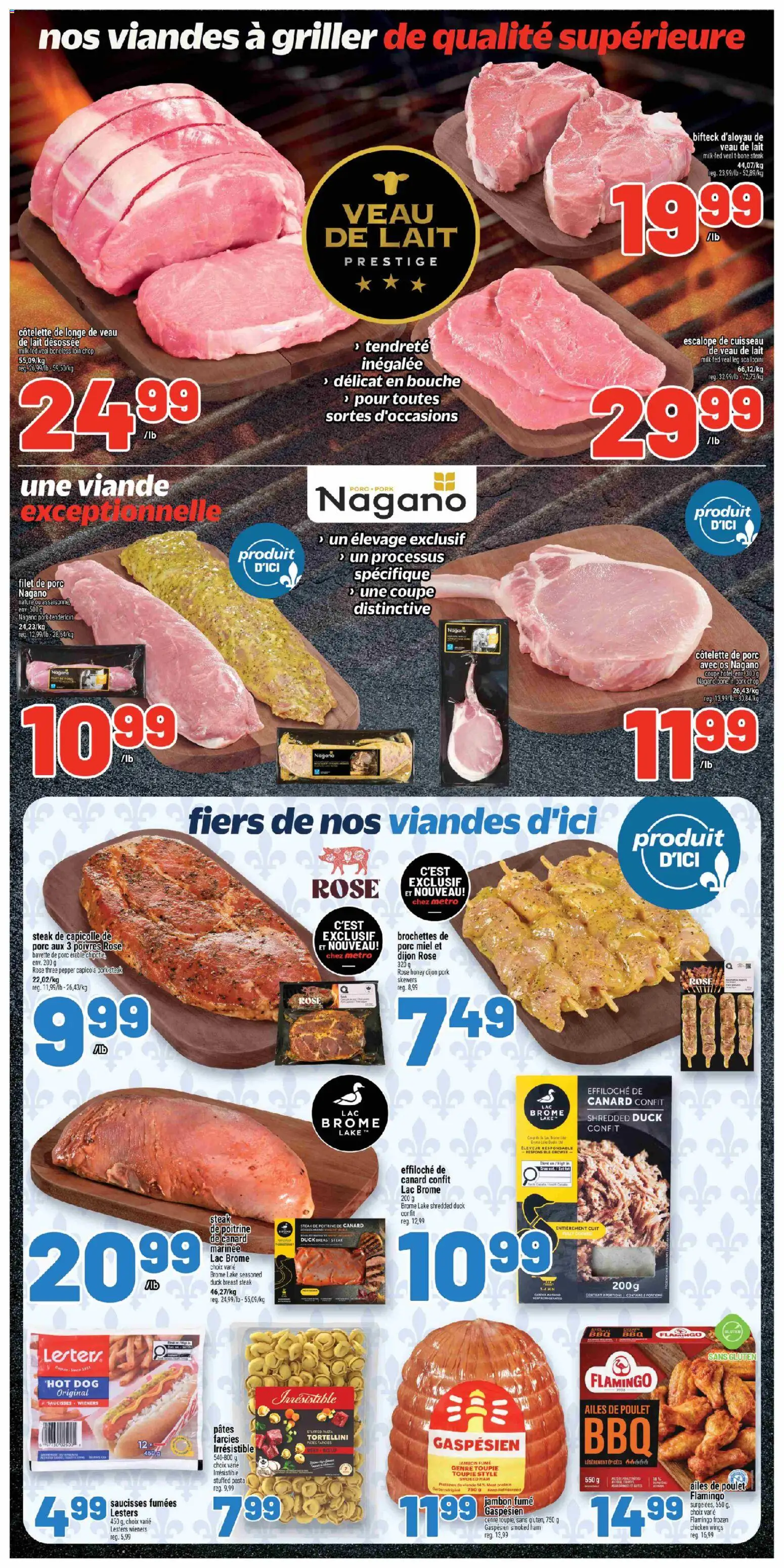 Metro flyer valid from 23.04.2026 | Page: 8 | Products: Pasta, Chicken wings, Chicken, Pork