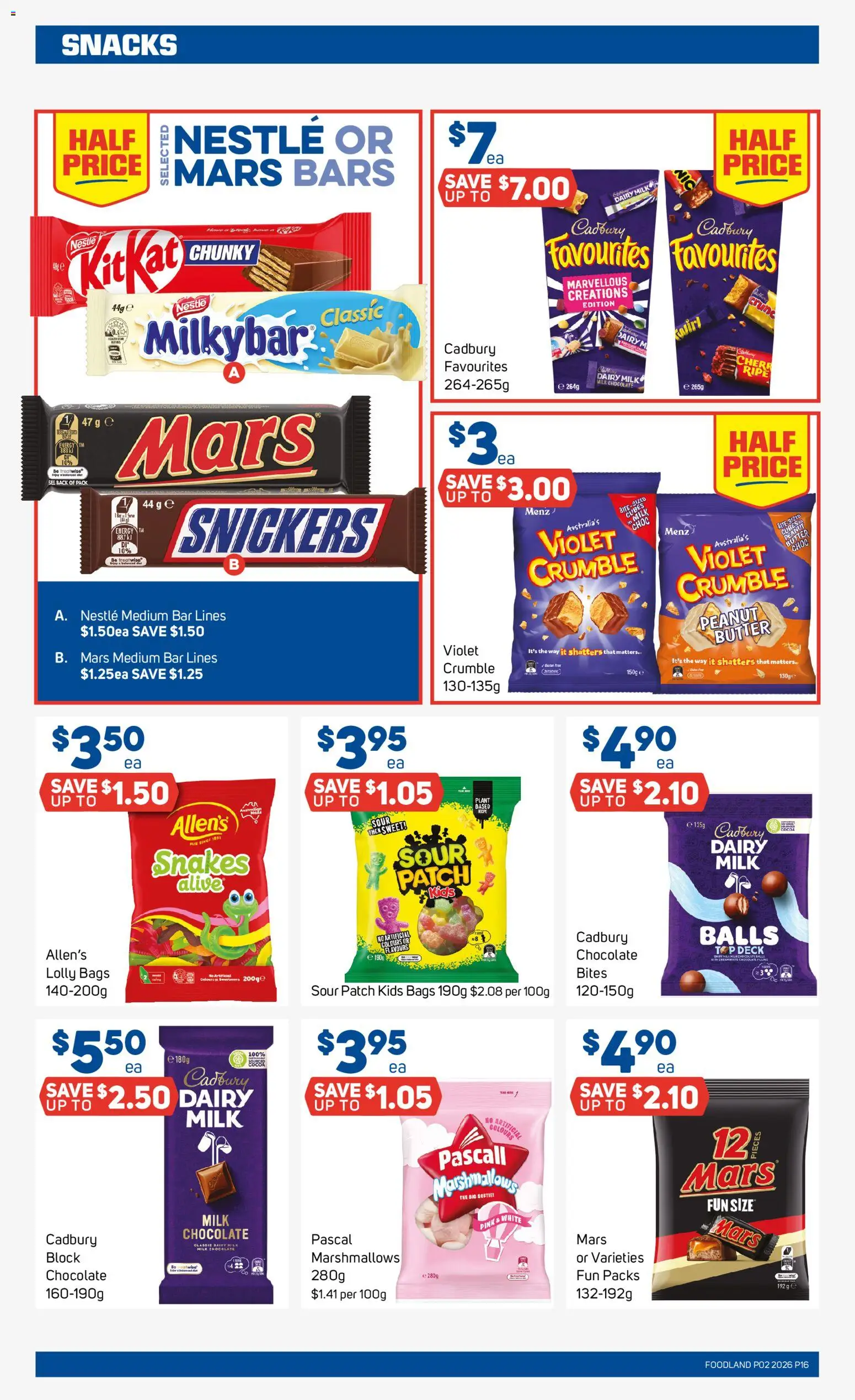 Foodland catalogue - valid from 07.01.2026 | Page: 16 | Products: Cocoa, Milk, Dairy, Chocolate