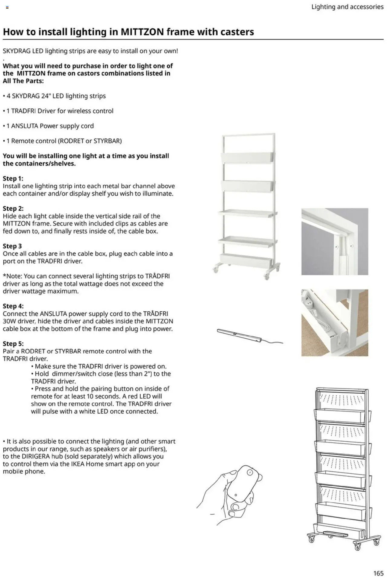 IKEA Office Brochure 2025 - valid from 01.03.2025 | Page: 165 | Products: Press, Box, Hub, Cable