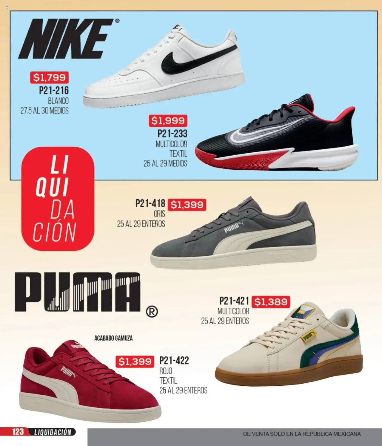 Nuevas ofertas de Cklass válidas en toda la República Mexicana desde el 22.09.2025. ¡Encuentra las mejores ofertas en Cklass - Catálogo Liquidación Ropa! | Página: 209 | Productos: Gamuza