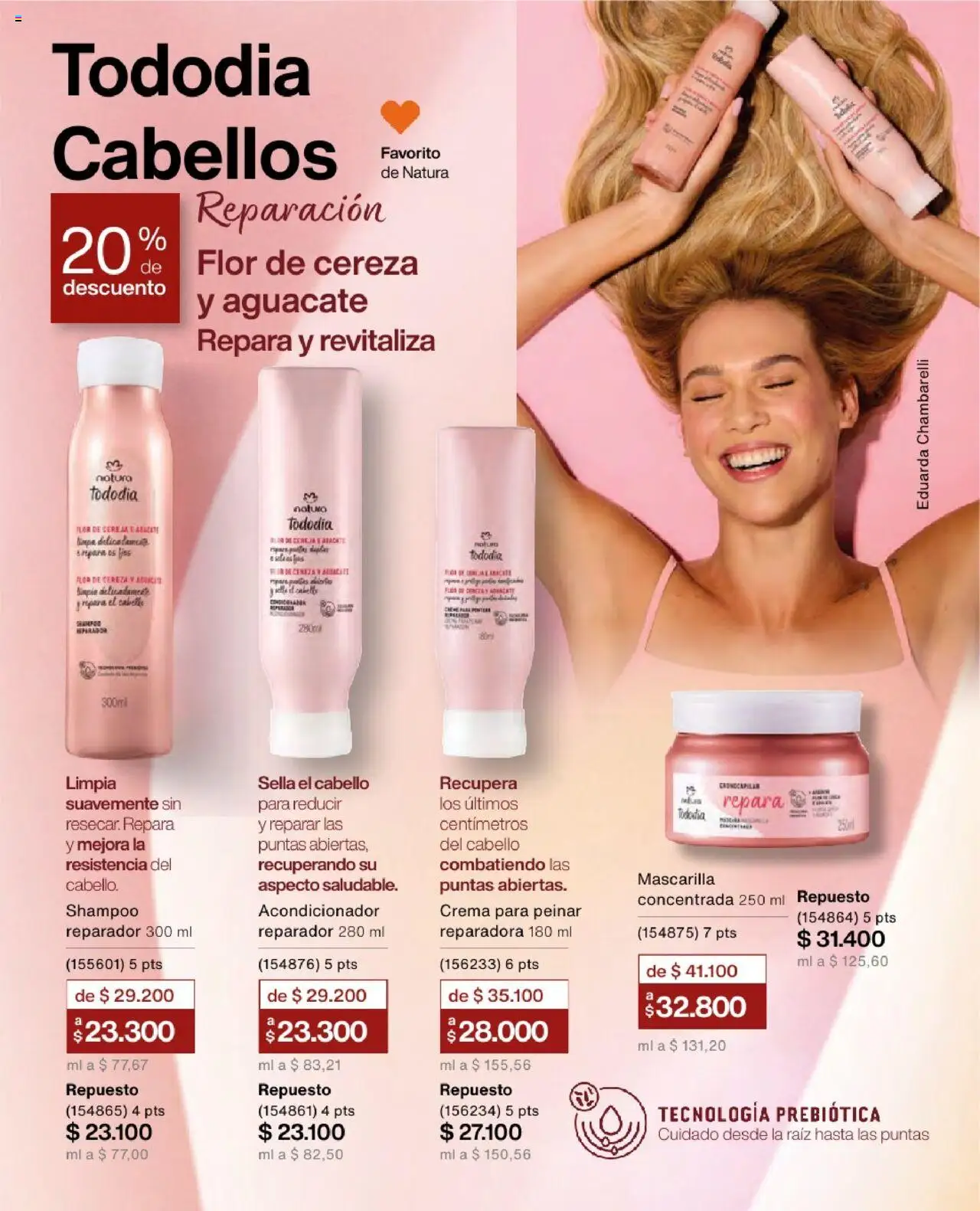 Natura revista - valida desde el 23.07.2025 | Página: 151 | Productos: Aguacate, Shampoo, Mascarilla, Acondicionador