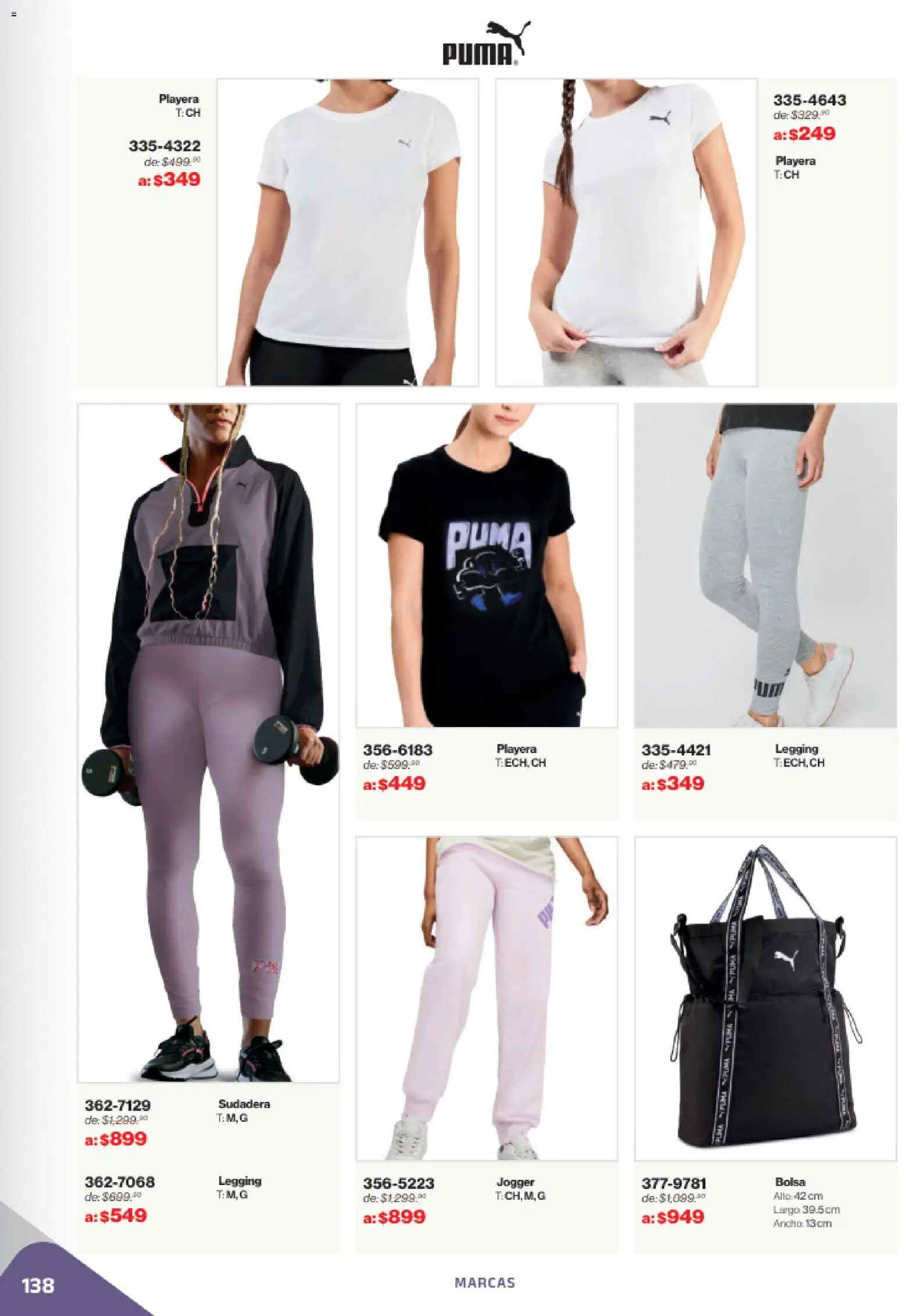 Nuevas ofertas de Andrea válidas en toda la República Mexicana desde el 02.11.2025. ¡Encuentra las mejores ofertas en Andrea catálogo Outlet! | Página: 138 | Productos: Bolsa, Sudadera, Playera