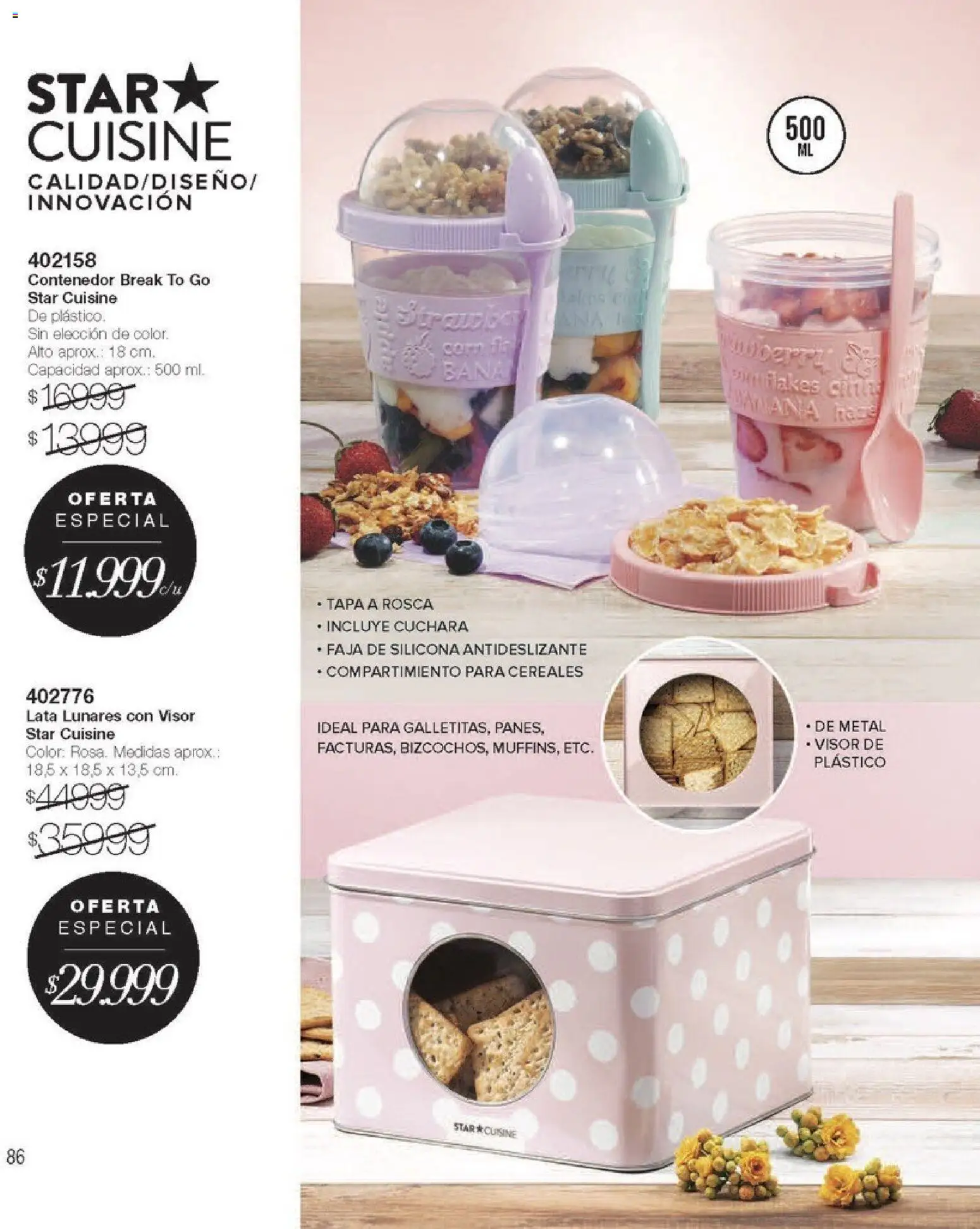 Violetta - Violetta Cosméticos │ válido desde el 30.03.2026 | Página: 86 | Productos: Cuchara, Faja, Cereales