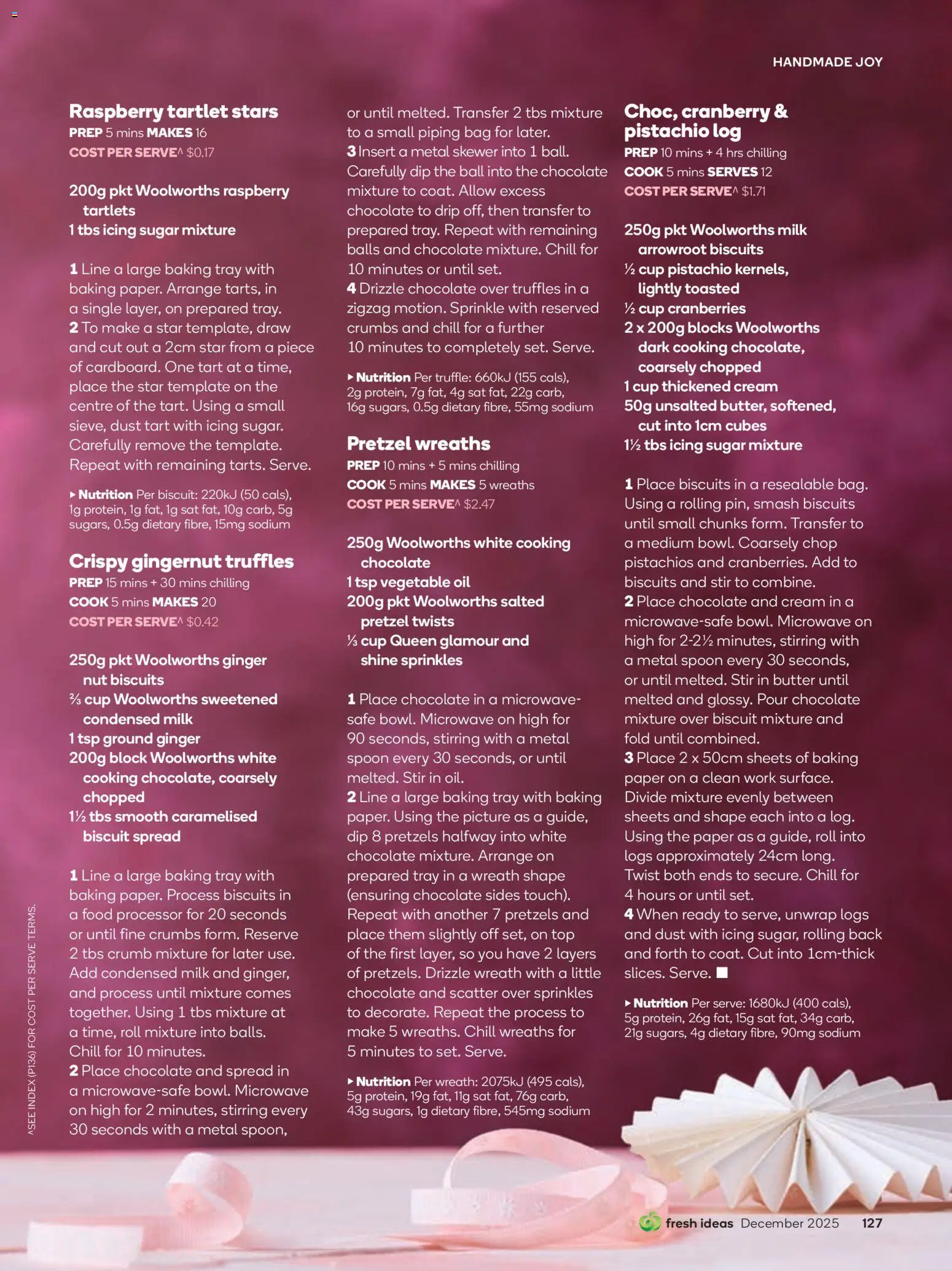 Woolworths catalogue - valid from 01.12.2025 | Page: 127 | Products: Handmade, Picture, Butter, Microwave