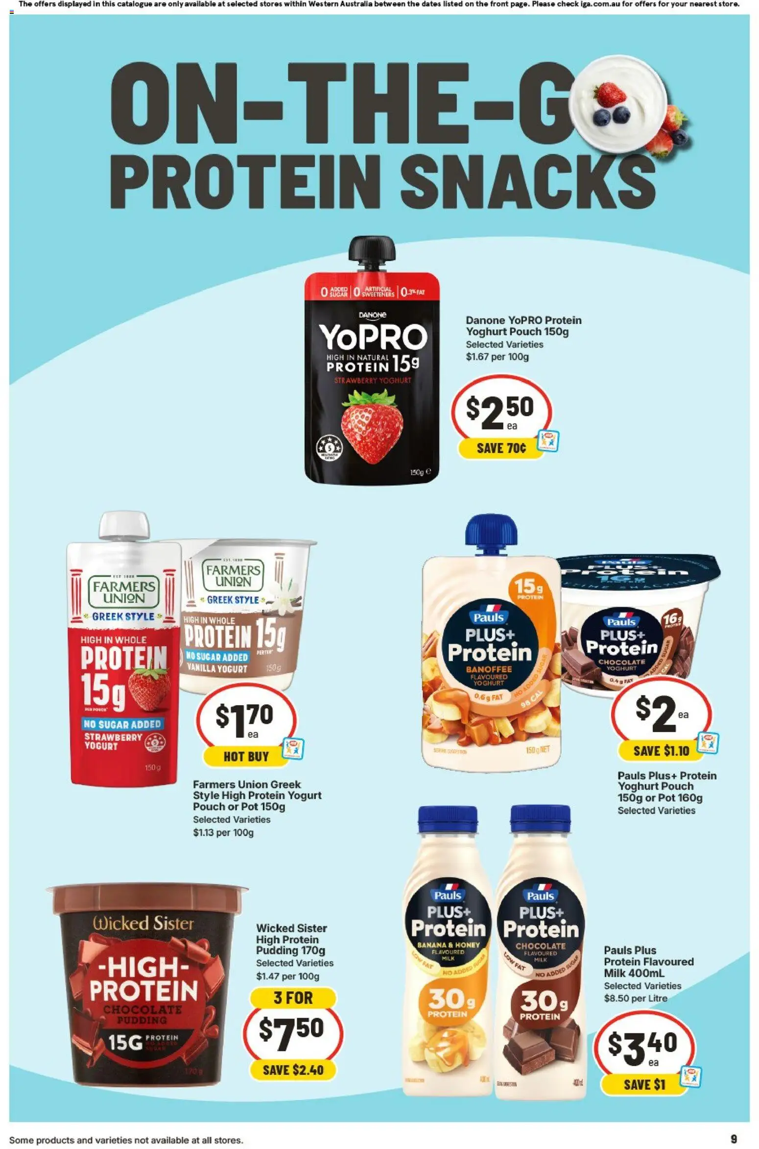 IGA catalogue - valid from 04.02.2026 | Page: 16 | Products: Milk, Honey, Pudding, Sugar