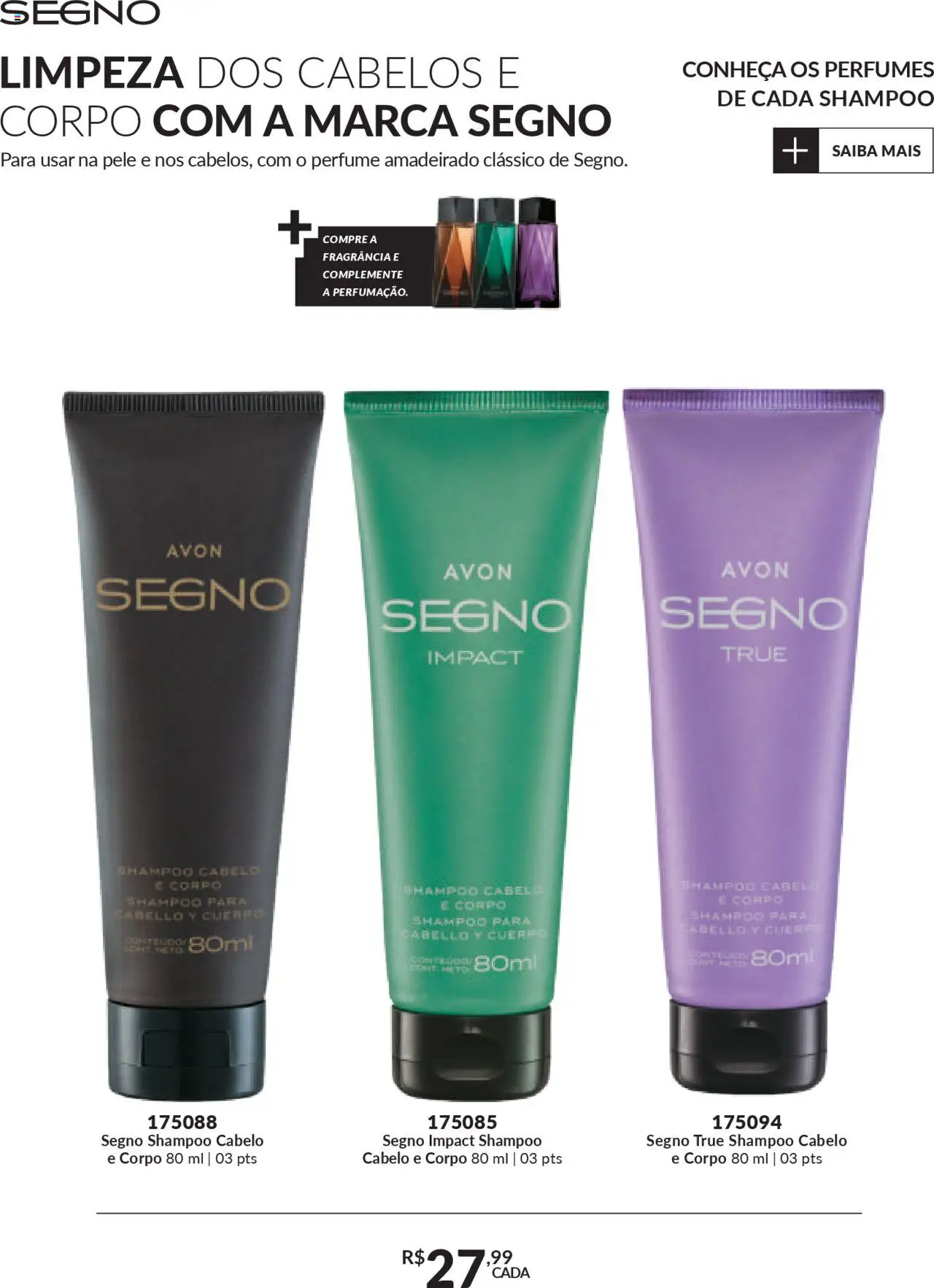 Avon Folheto - válido de 13.08.2025 | Página: 173 | Produtos: Shampoo, Perfume, Fragrância, Perfumes