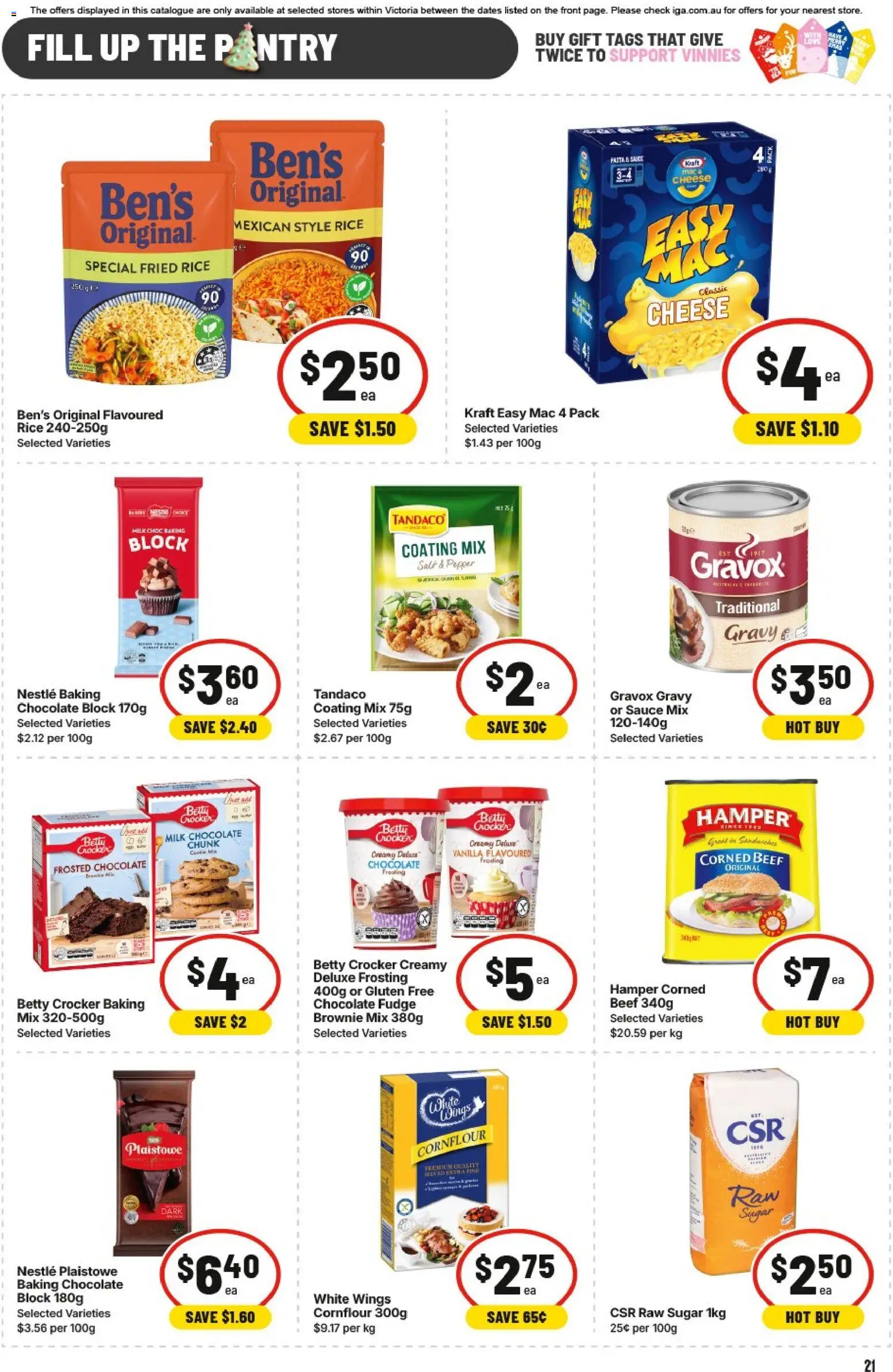 IGA catalogue - valid from 12.11.2025 | Page: 21 | Products: Sugar