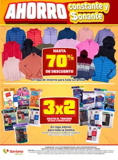 Vista previa de Soriana - Pesito Valedor Mercado: Nay, Sin, Son, nuevo folleto de la tienda, válido en México a partir del 12.02.2026 | Página: 32 | Productos: Ropa, Ropa interior