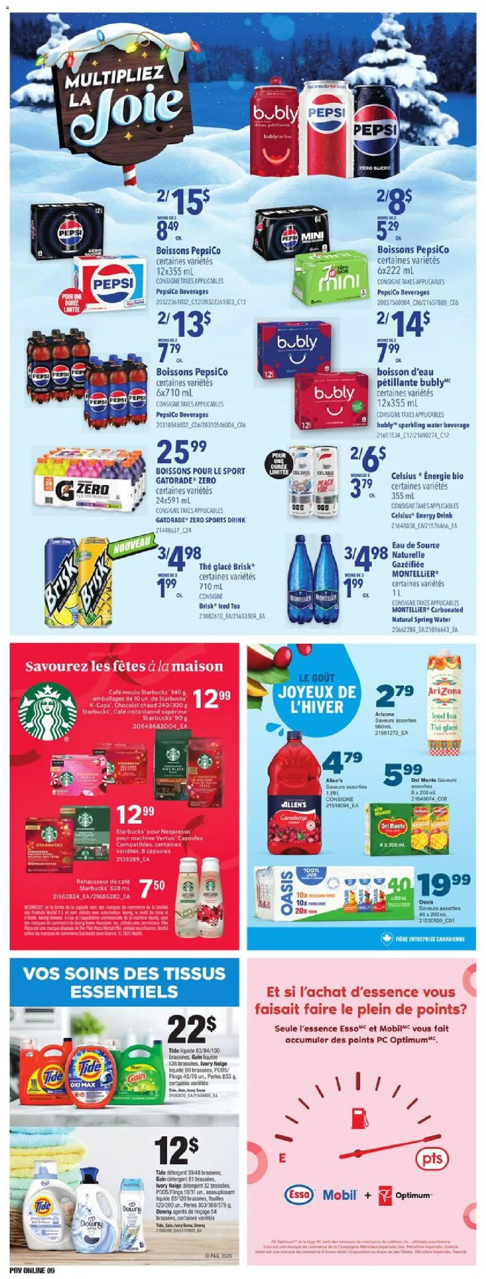 Provigo flyer valid from 11.12.2025 | Page: 13 | Products: Tea, PC, Detergent