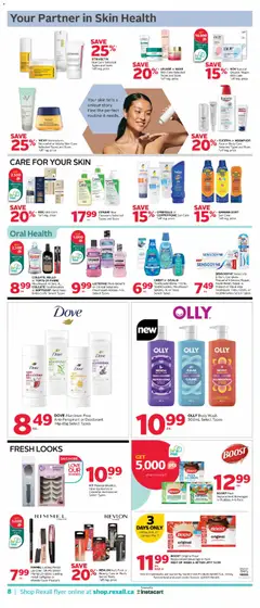 Preview of Rexall weekly flyer / circulaire from shop Rexall valid from 27.02.2026 | Page: 15 | Products: Mascara, Body wash, Deodorant, Antiperspirant
