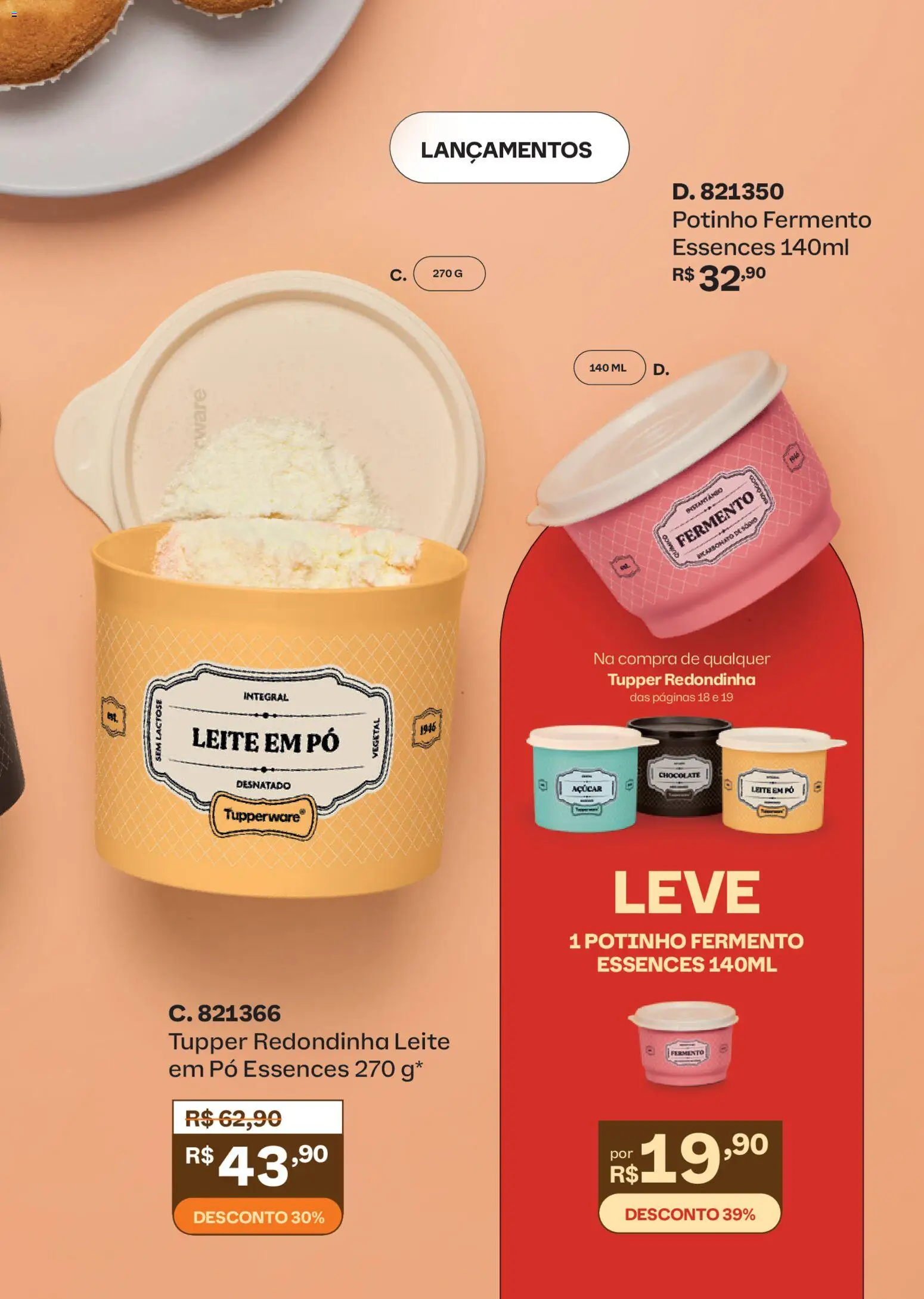 Tupperware Folheto - válido de 01.05.2026 | Página: 19 | Produtos: Pó, Leite, Açúcar, Leite em pó