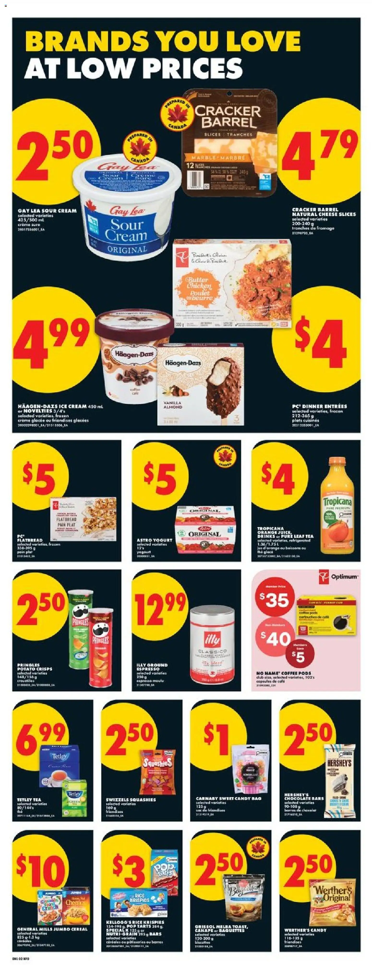 No Frills flyer valid from 30.04.2026 | Page: 6 | Products: Cream, Ice cream, Cheese, Juice