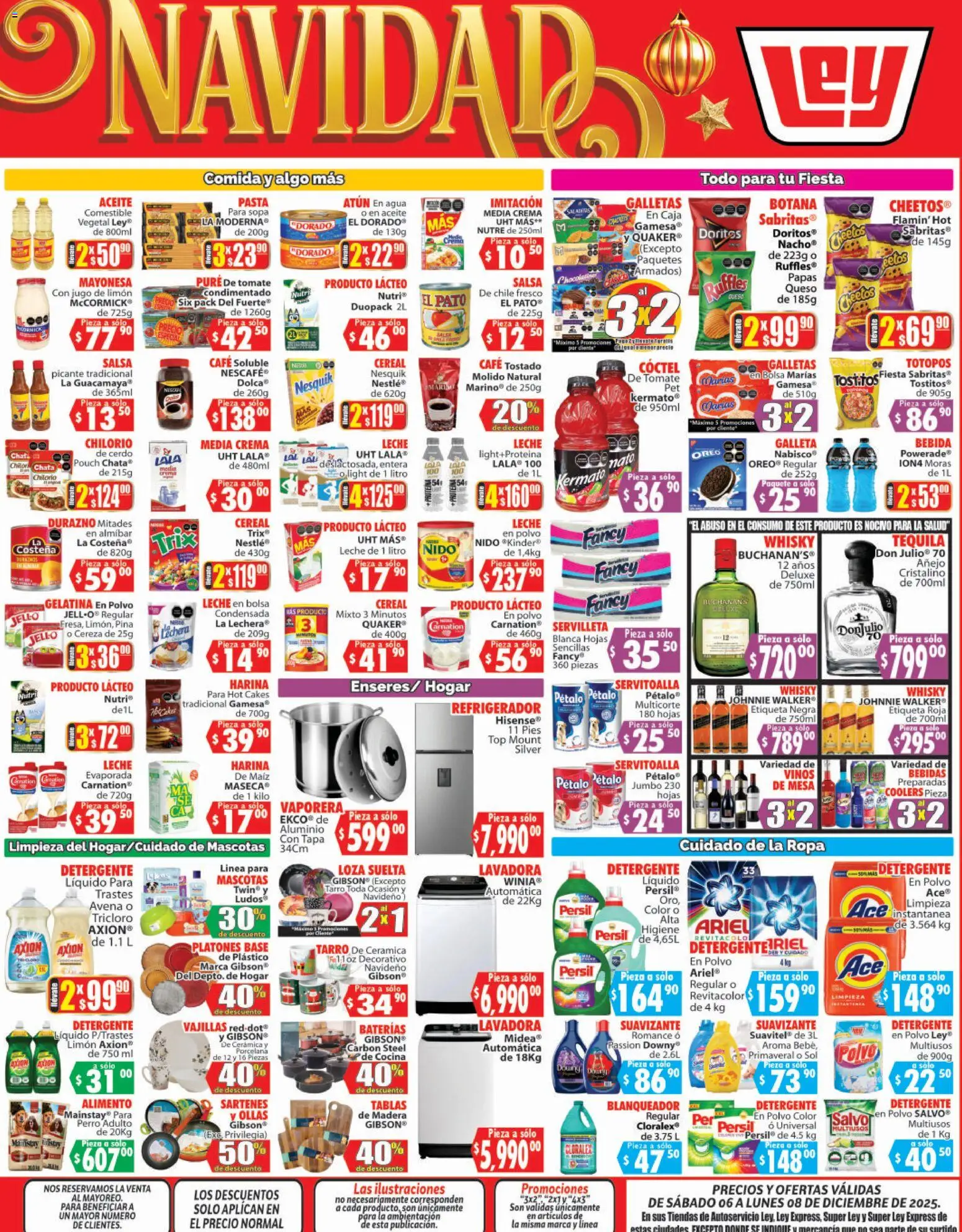 Nuevas ofertas de Casa Ley válidas en toda la República Mexicana desde el 06.12.2025. ¡Encuentra las mejores ofertas en Casa Ley folleto Autoservicio! | Página: 4 | Productos: Aceite, Café, Vaporera, Riel