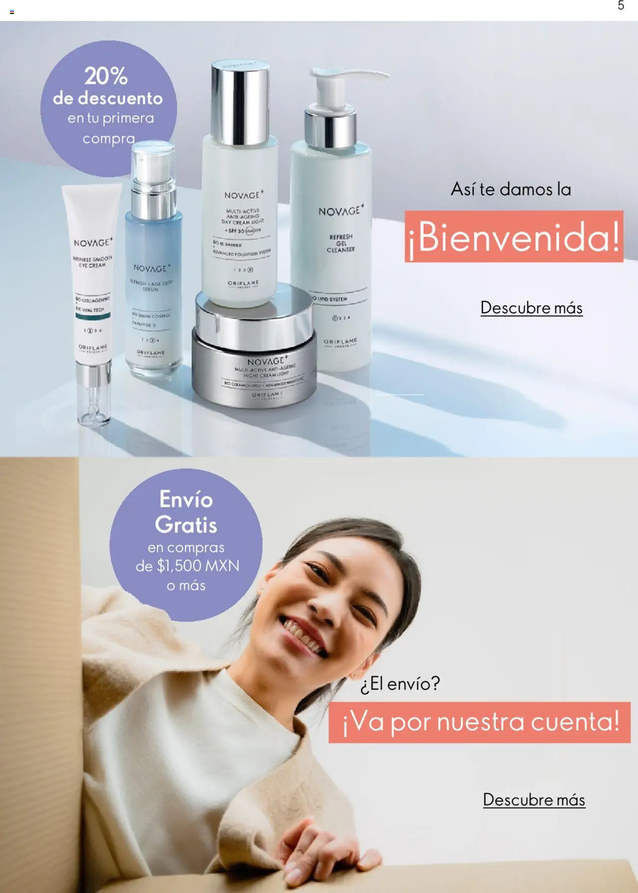 Nuevas ofertas de Oriflame válidas en toda la República Mexicana desde el 09.11.2024. ¡Encuentra las mejores ofertas en Oriflame brochure Members 16 2024! | Página: 5 | Productos: Té