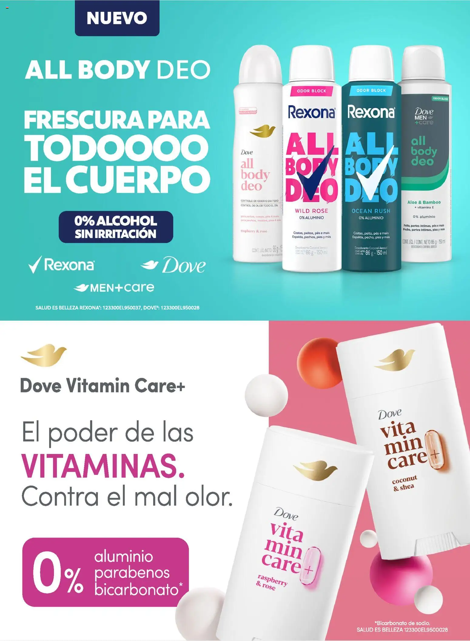 Nuevas ofertas de Chedraui válidas en toda la República Mexicana desde el 24.10.2025. ¡Encuentra las mejores ofertas en Chedraui folleto Vive Bella! | Página: 15 | Productos: Desodorante, Body