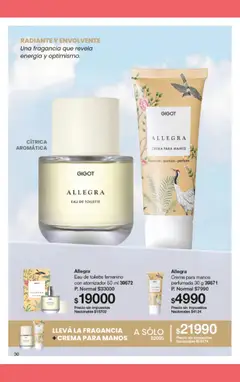 Vista previa Gigot catálogo 02 válido desde el 01.02.2026 | Página: 42 | Productos: Fragancia, Eau de toilette, Radiante, Crema