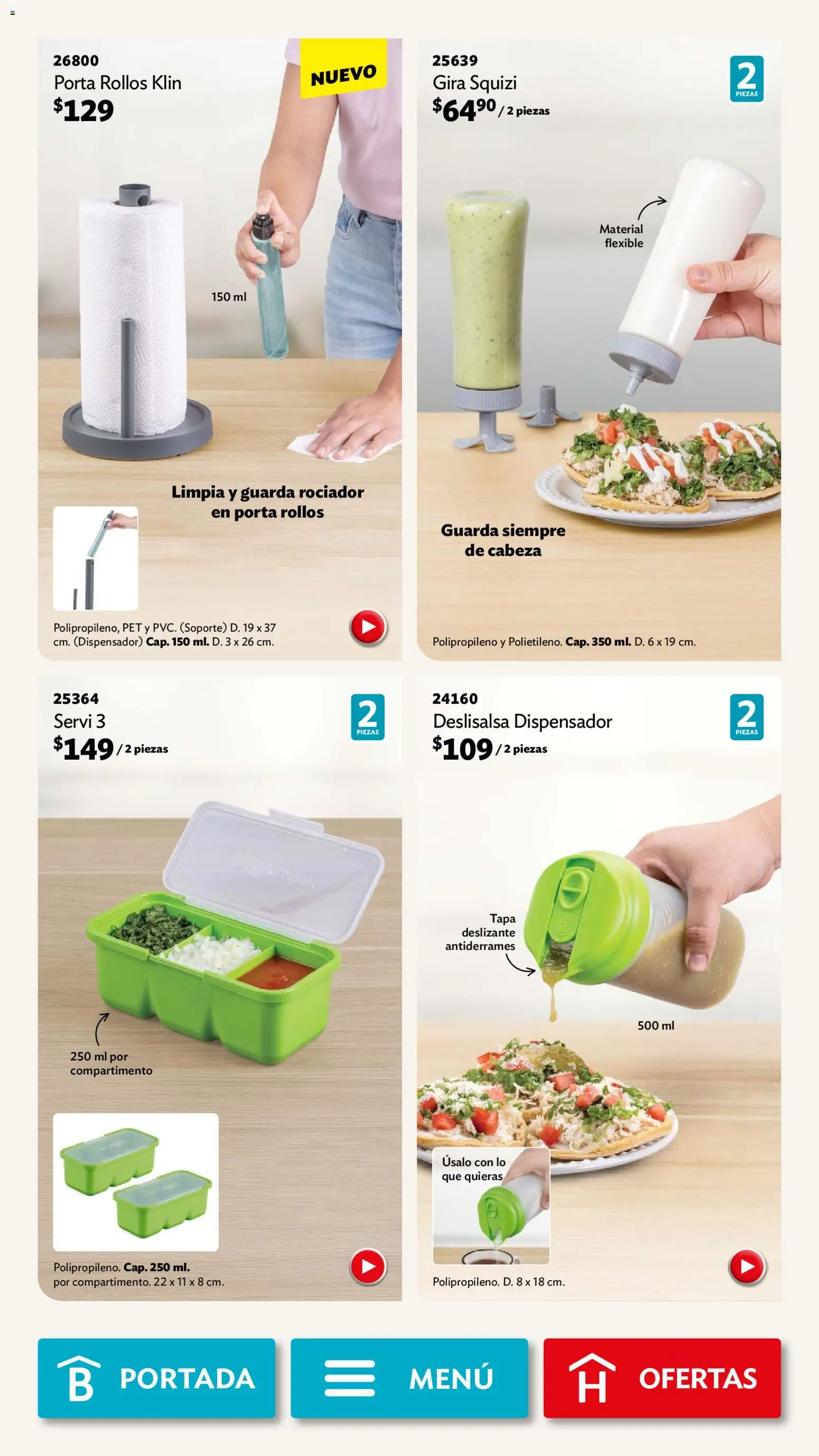 Nuevas ofertas de Betterware válidas en toda la República Mexicana desde el 05.01.2026. ¡Encuentra las mejores ofertas en Betterware campaña 1 2026! | Página: 46 | Productos: Flexible