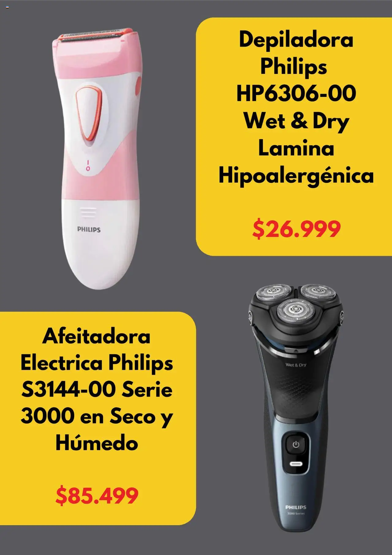 Garbarino catálogo │ válido desde el 12.08.2025 | Página: 4 | Productos: Afeitadora, Depiladora