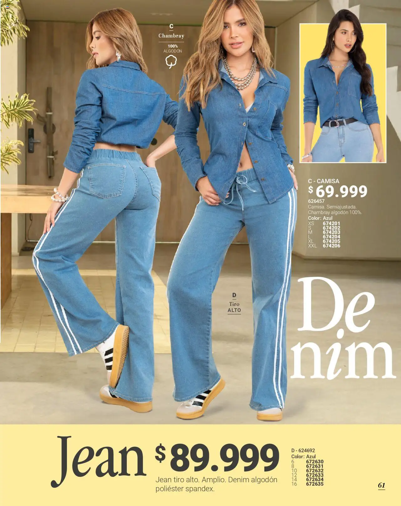 Carmel revista - valida desde el 28.07.2025 | Página: 61 | Productos: Algodón, Jean, Camisa