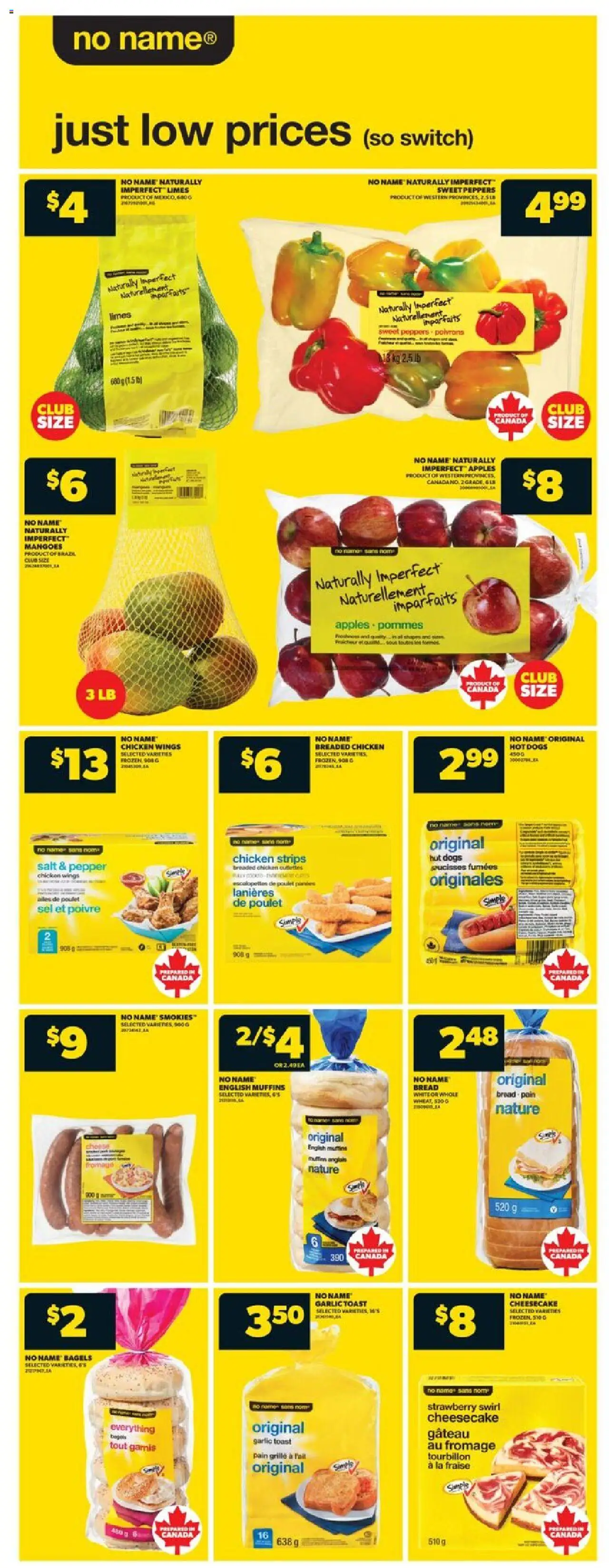 Real Canadian Superstore flyer valid from 16.10.2025 | Page: 7 | Products: Chicken wings, Bread, Chicken, Apples