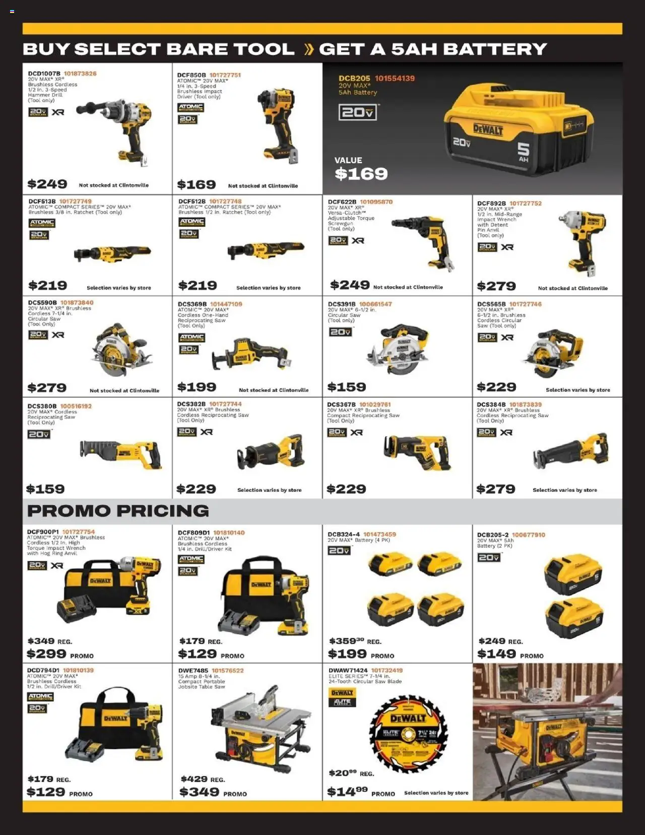 Mills Fleet Farm DeWalt Days Preview - valid from 06.10.2025 | Page: 2 | Products: Ring, Pin, Hammer, Circular Saw