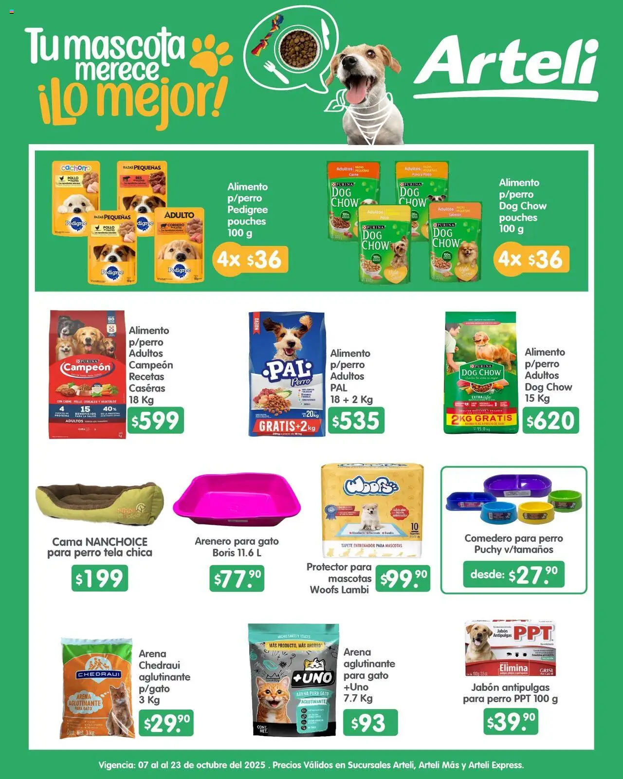 Nuevas ofertas de Arteli válidas en toda la República Mexicana desde el 07.10.2025. ¡Encuentra las mejores ofertas en Arteli - Folleto Quincenal! | Página: 3 | Productos: Pollo, Cama, Tapete, Jabón