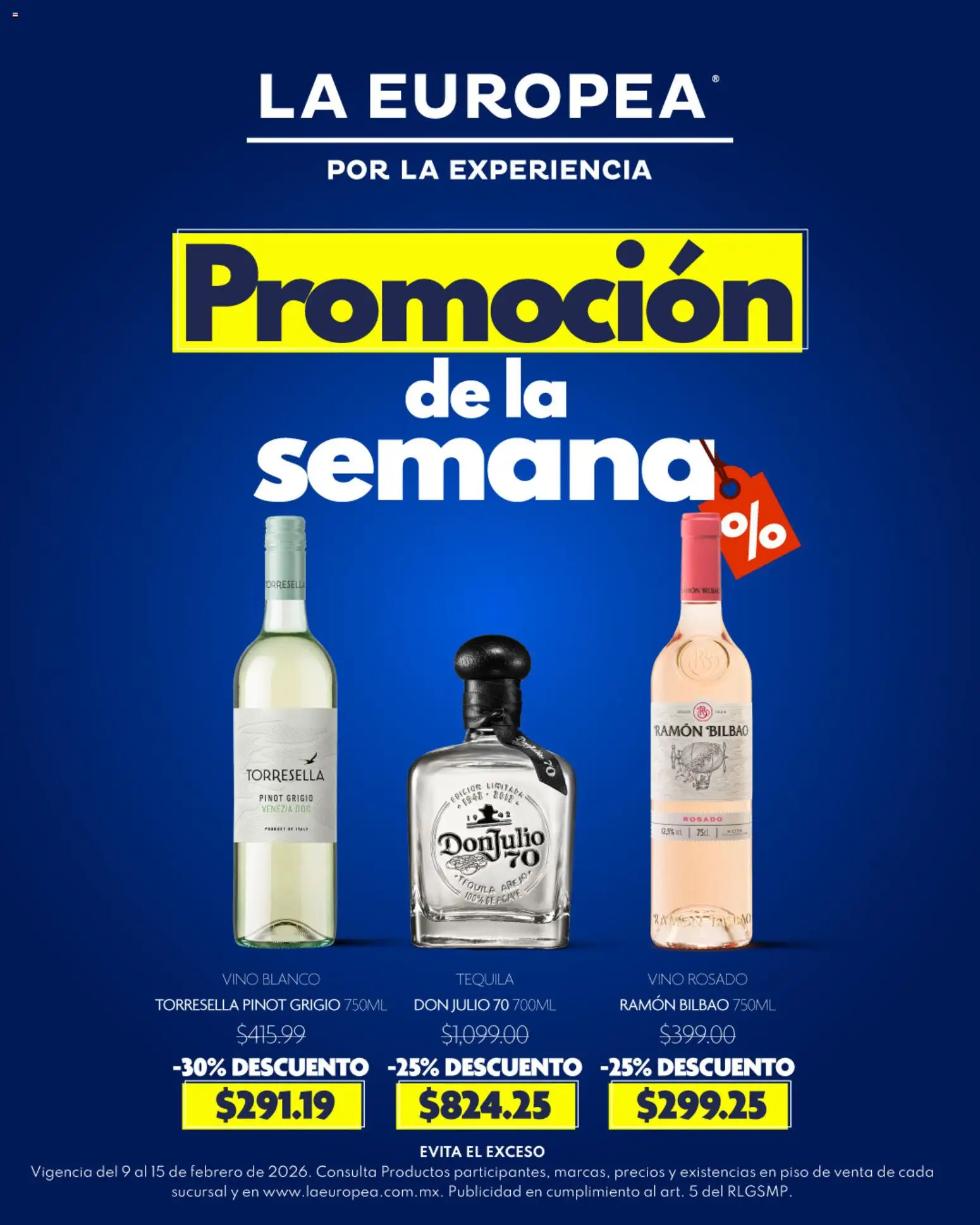 Nuevas ofertas de La Europea válidas en toda la República Mexicana desde el 09.02.2026. ¡Encuentra las mejores ofertas en La Europea catálogo Promoción de la semana! | Página: 1