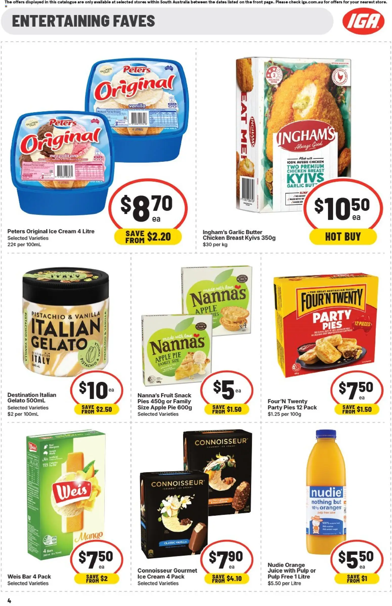 IGA catalogue - valid from 07.01.2026 | Page: 4 | Products: Dairy, Coffee, Lollies, Pepsi Zero