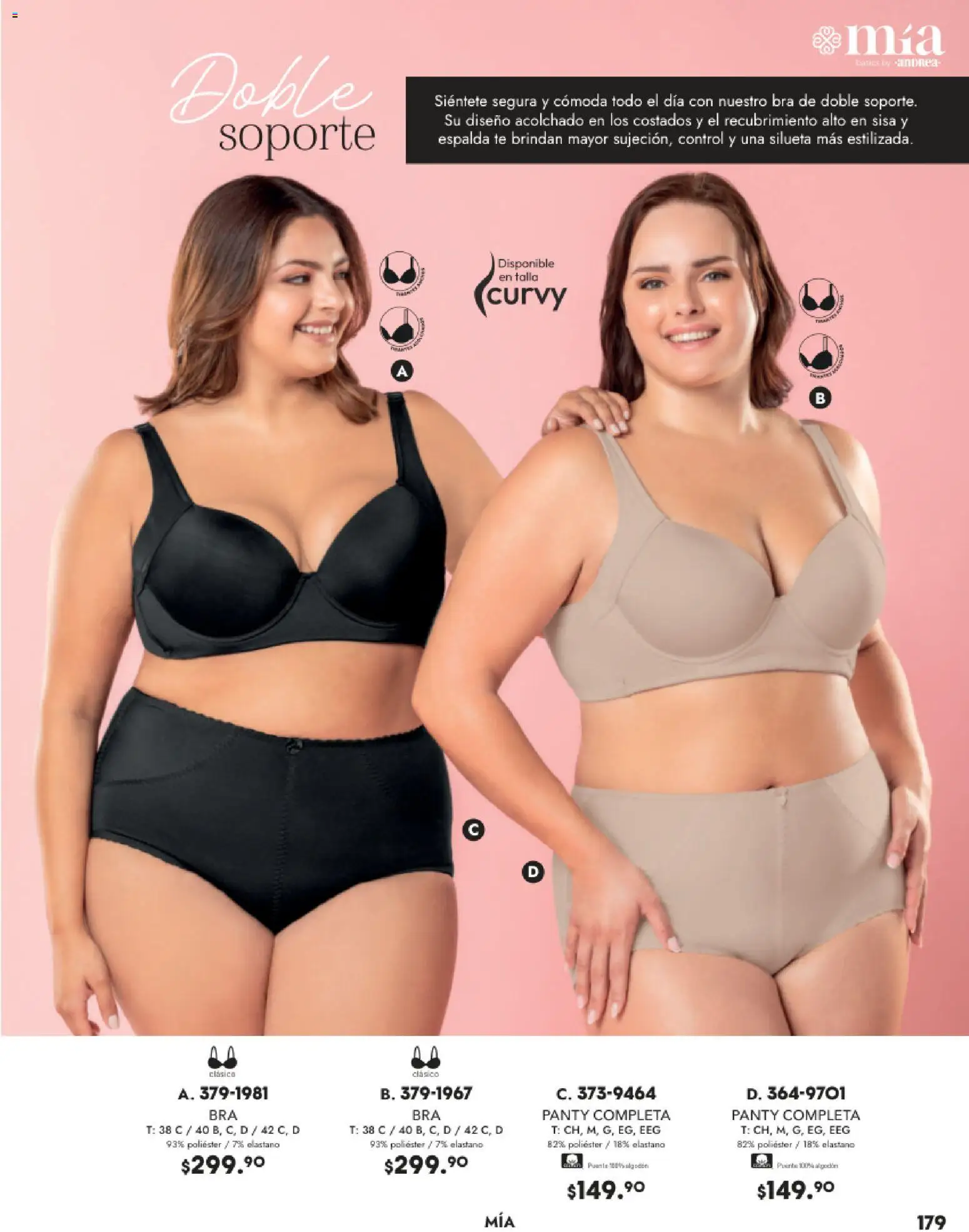 Nuevas ofertas de Andrea válidas en toda la República Mexicana desde el 26.11.2025. ¡Encuentra las mejores ofertas en Andrea catálogo Lancería, Vestir Interior otoño 2025! | Página: 15 | Productos: Algodón, Té, Acolchado