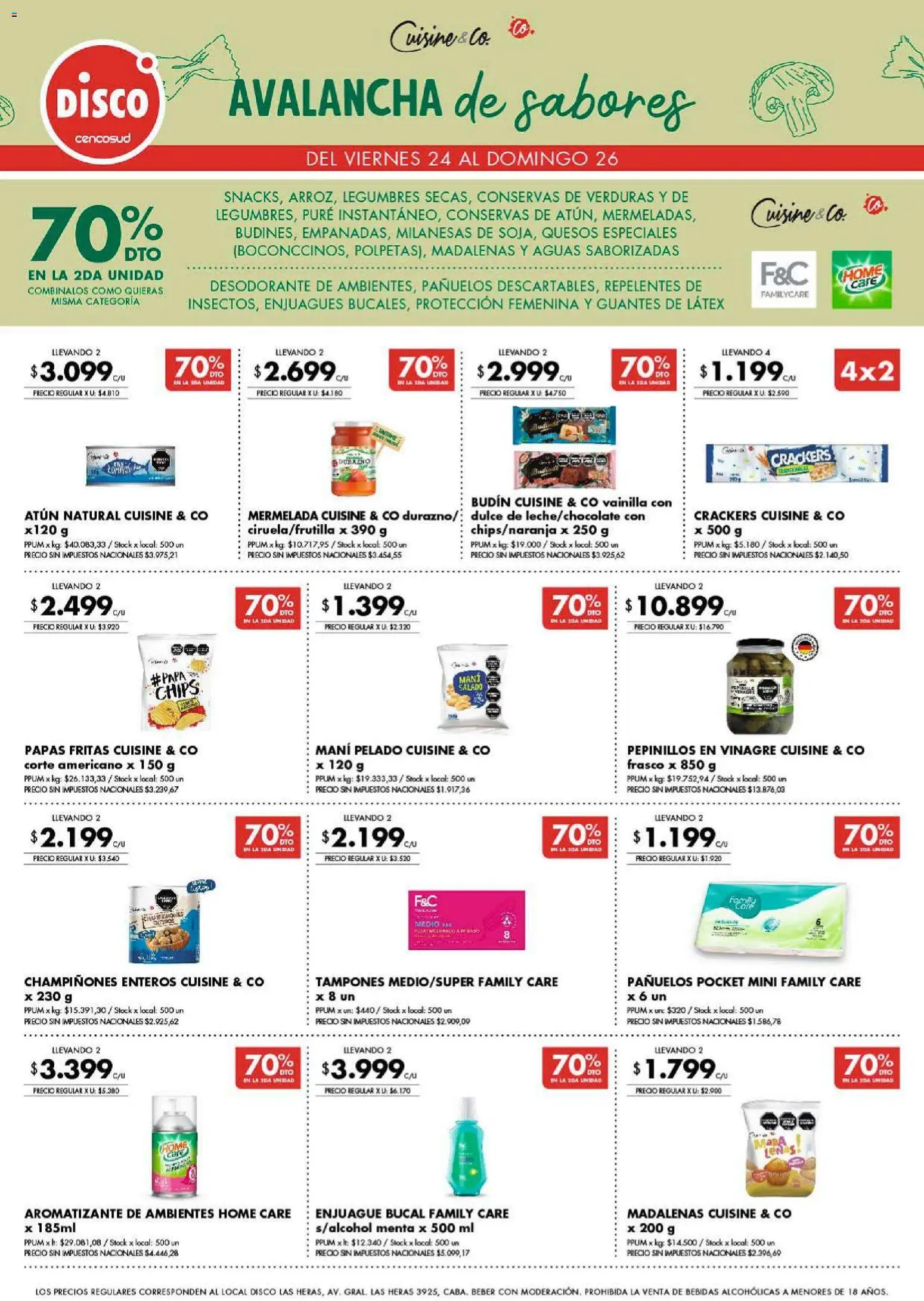 Disco ofertas │ válido desde el 23.04.2026 | Página: 7 | Productos: Tampones, Disco, Desodorante, Enjuague bucal