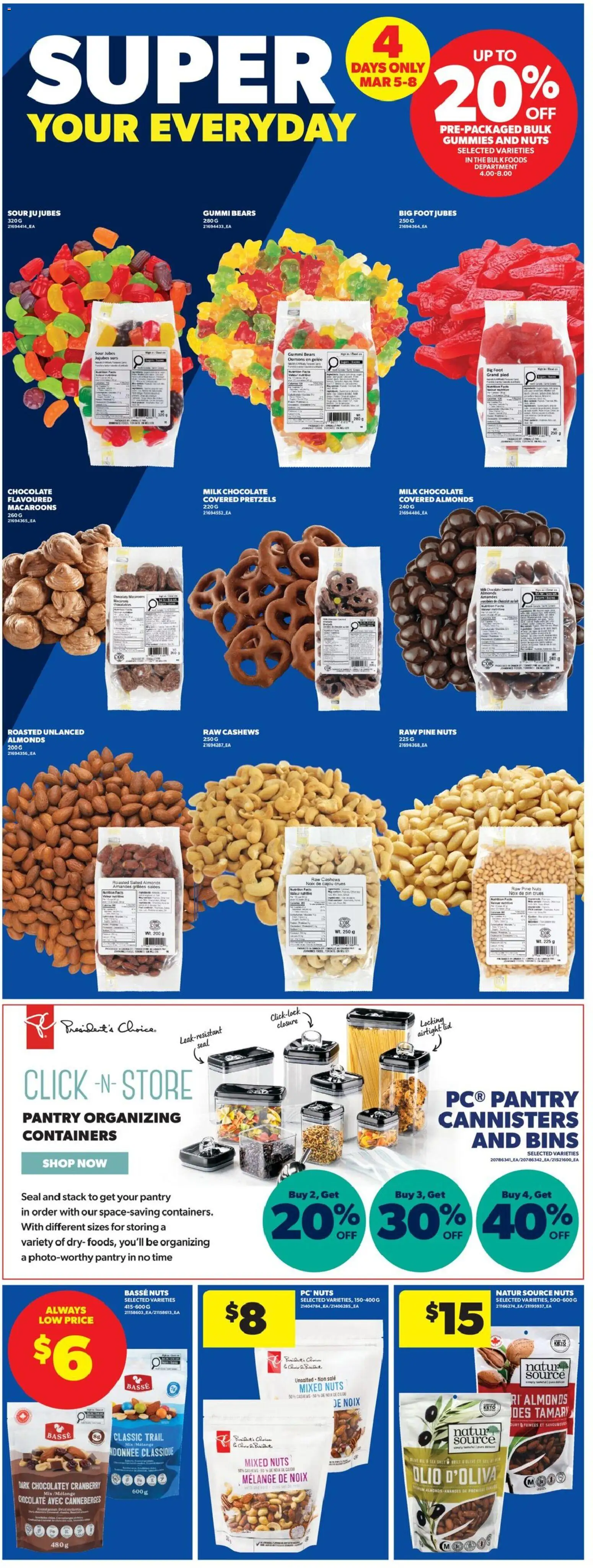 Real Canadian Superstore flyer valid from 05.03.2026 | Page: 23 | Products: Nuts, Milk, Chocolate