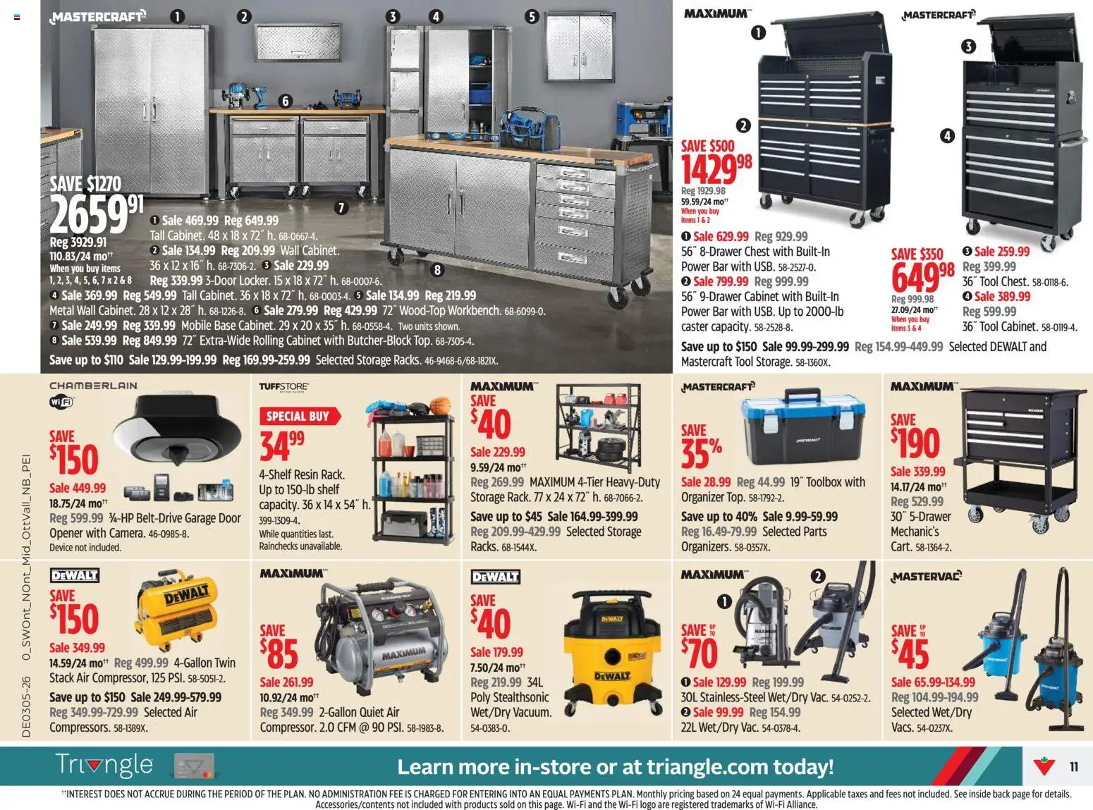Canadian Tire flyer valid from 29.01.2026 | Page: 11 | Products: Shelf, Cabinet
