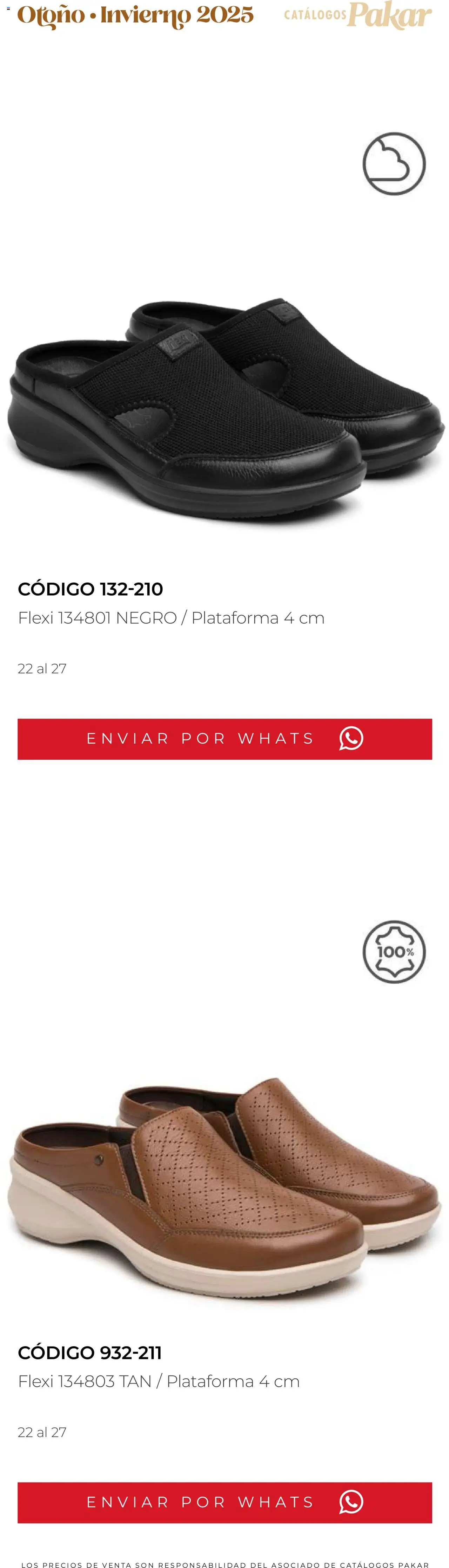 Nuevas ofertas de SC Pakar válidas en toda la República Mexicana desde el 10.10.2025. ¡Encuentra las mejores ofertas en SC Pakar - Catálogo Flexi otoño / invierno! | Página: 103