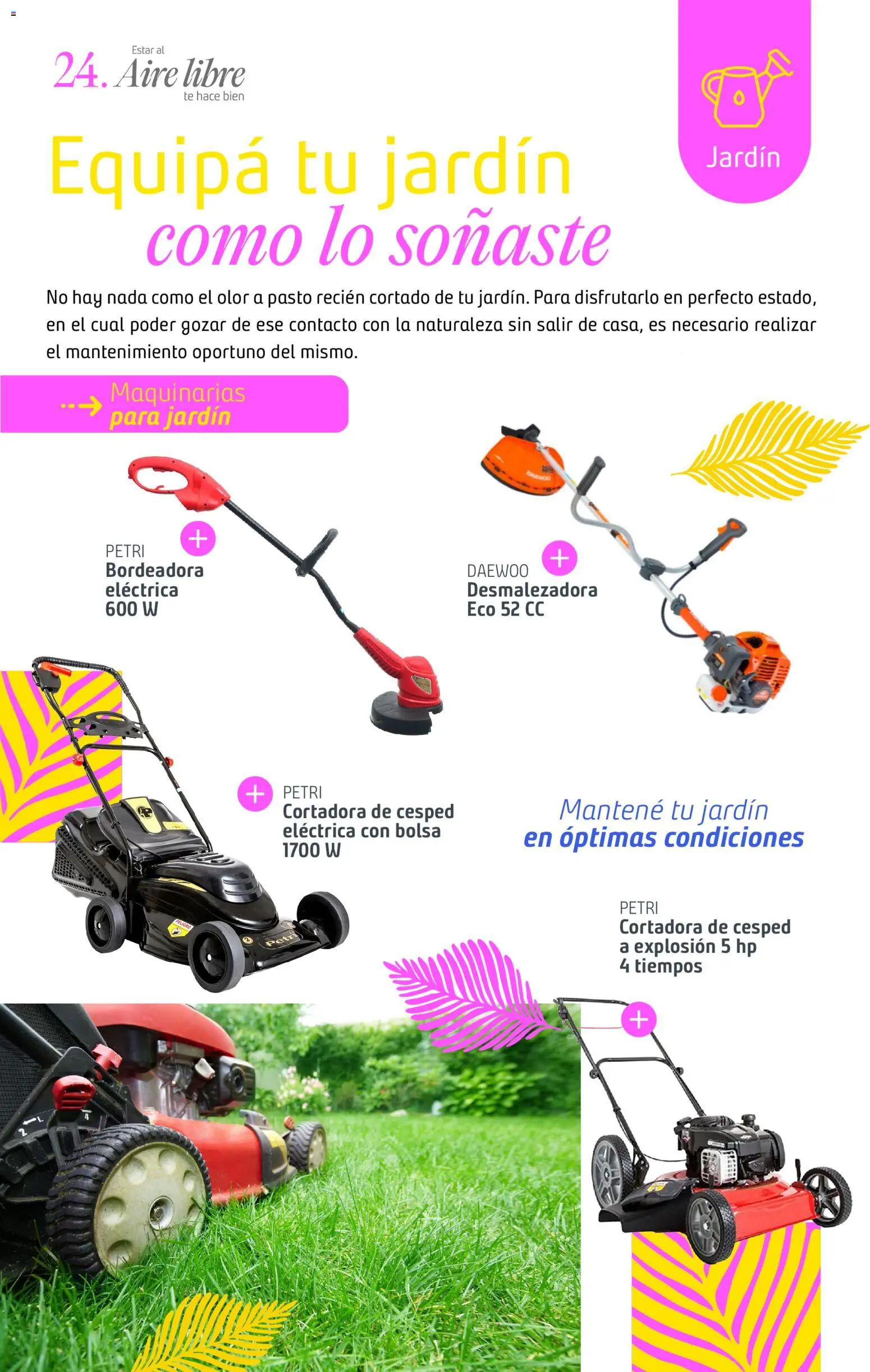 Sodimac catálogo │ válido desde el 18.12.2025 | Página: 24 | Productos: Bolsa, Bordeadora, Té, Cortadora de cesped