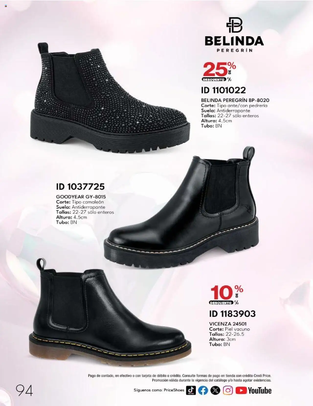 Nuevas ofertas de Price Shoes válidas en toda la República Mexicana desde el 28.04.2025. ¡Encuentra las mejores ofertas en Price Shoes catálogo Calzado PV 2025! | Página: 94