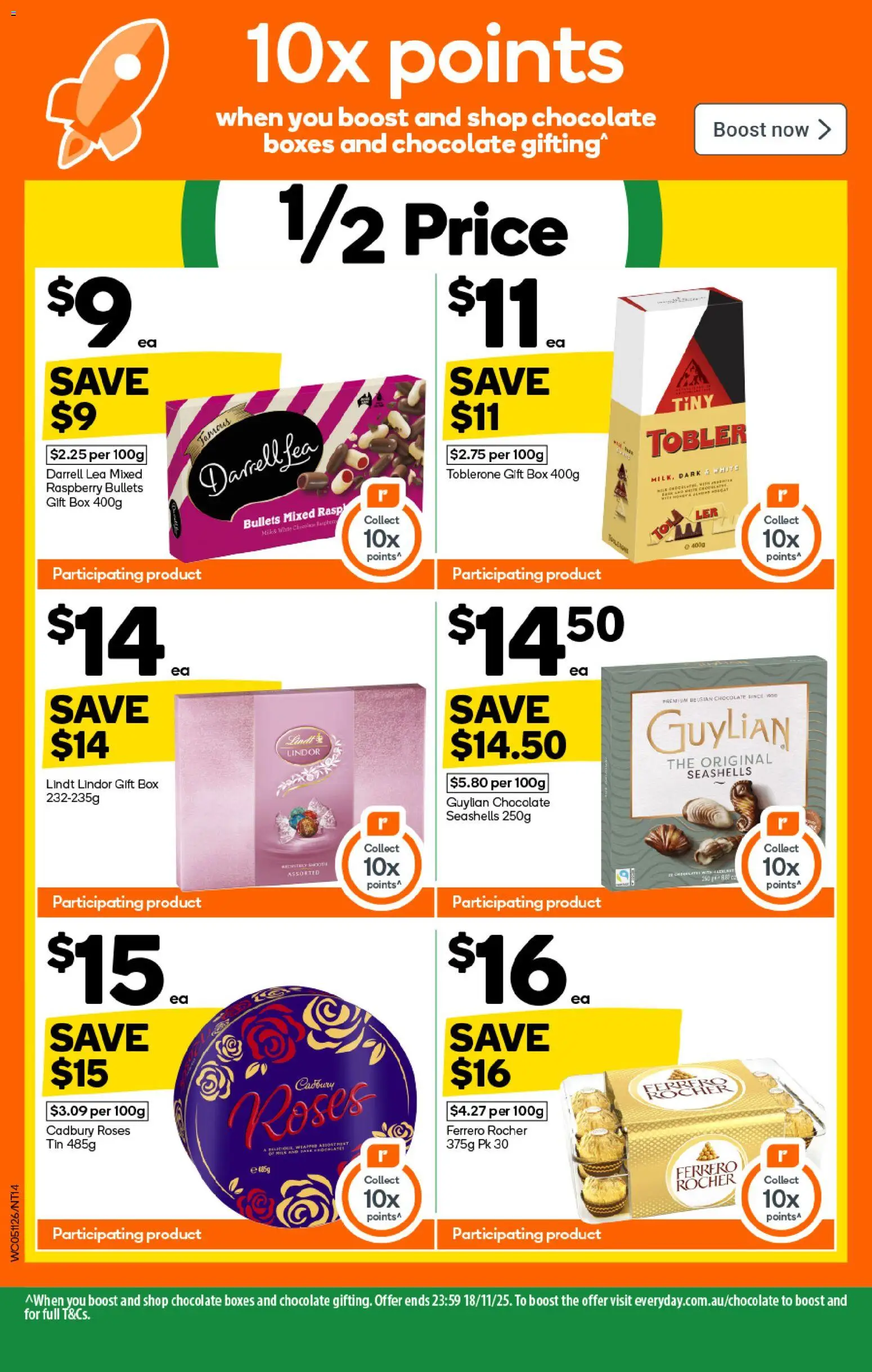 Woolworths catalogue - valid from 05.11.2025 | Page: 14 | Products: Box, Chocolate, Raspberry