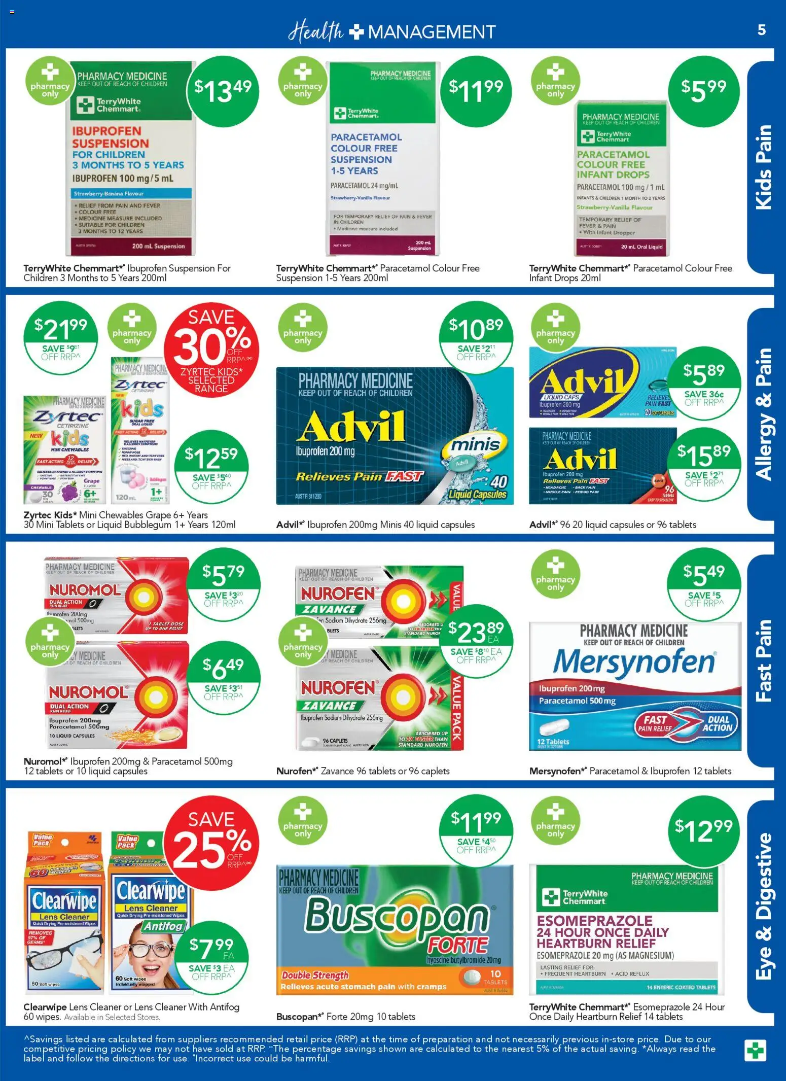 Terry White catalogue - valid from 01.01.2026 | Page: 5 | Products: Cleaner, Sugar, Tablet, Tablets