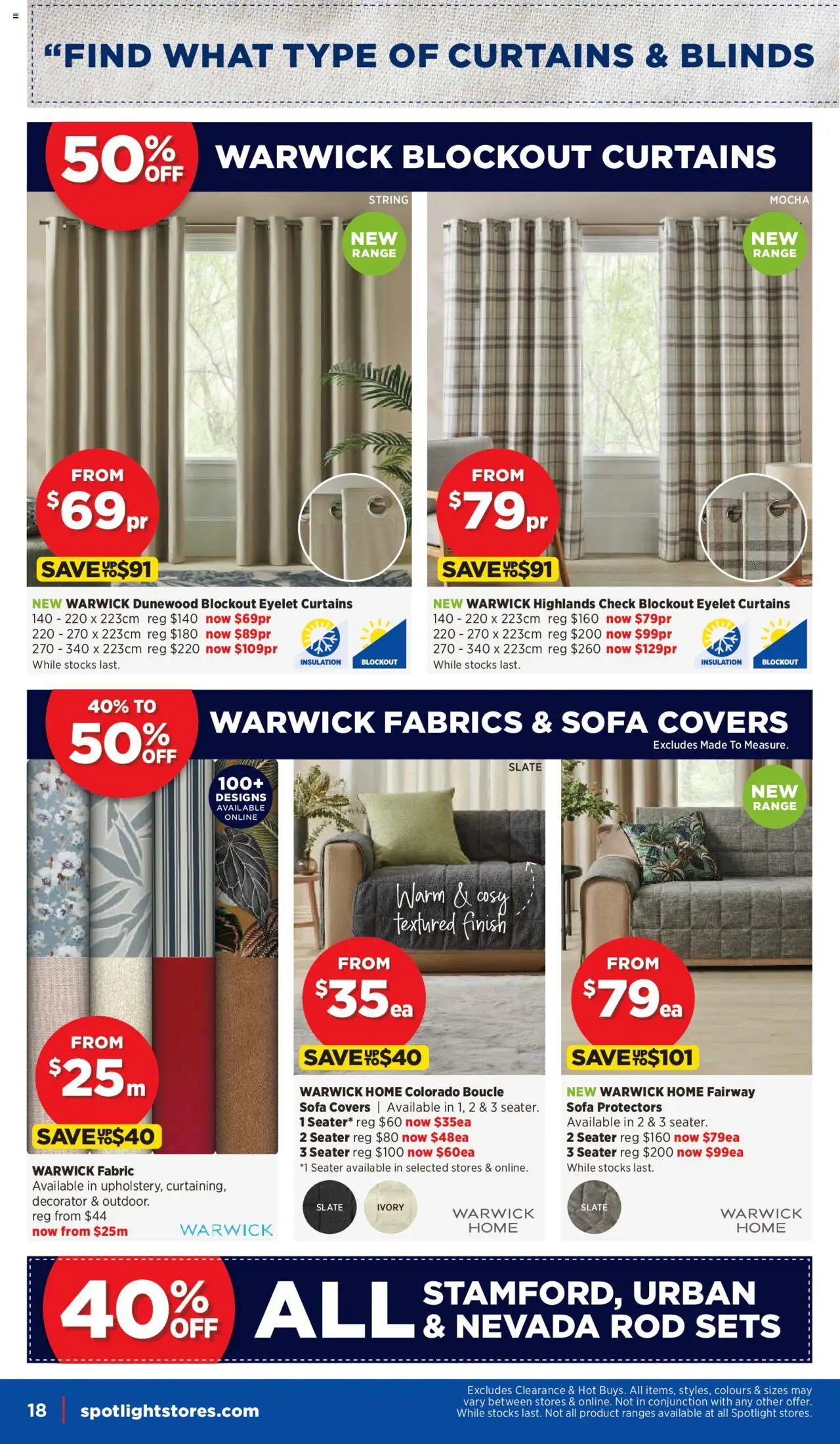 Spotlight catalogue - valid from 04.06.2025 | Page: 18 | Products: Sofa, Blinds
