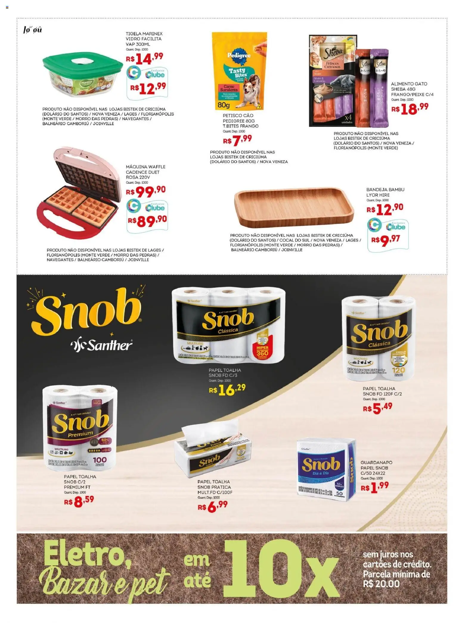 Bistek Supermercados Folheto - válido de 22.10.2025 | Página: 11 | Produtos: Papel toalha, Frango, Guardanapo, Tigela